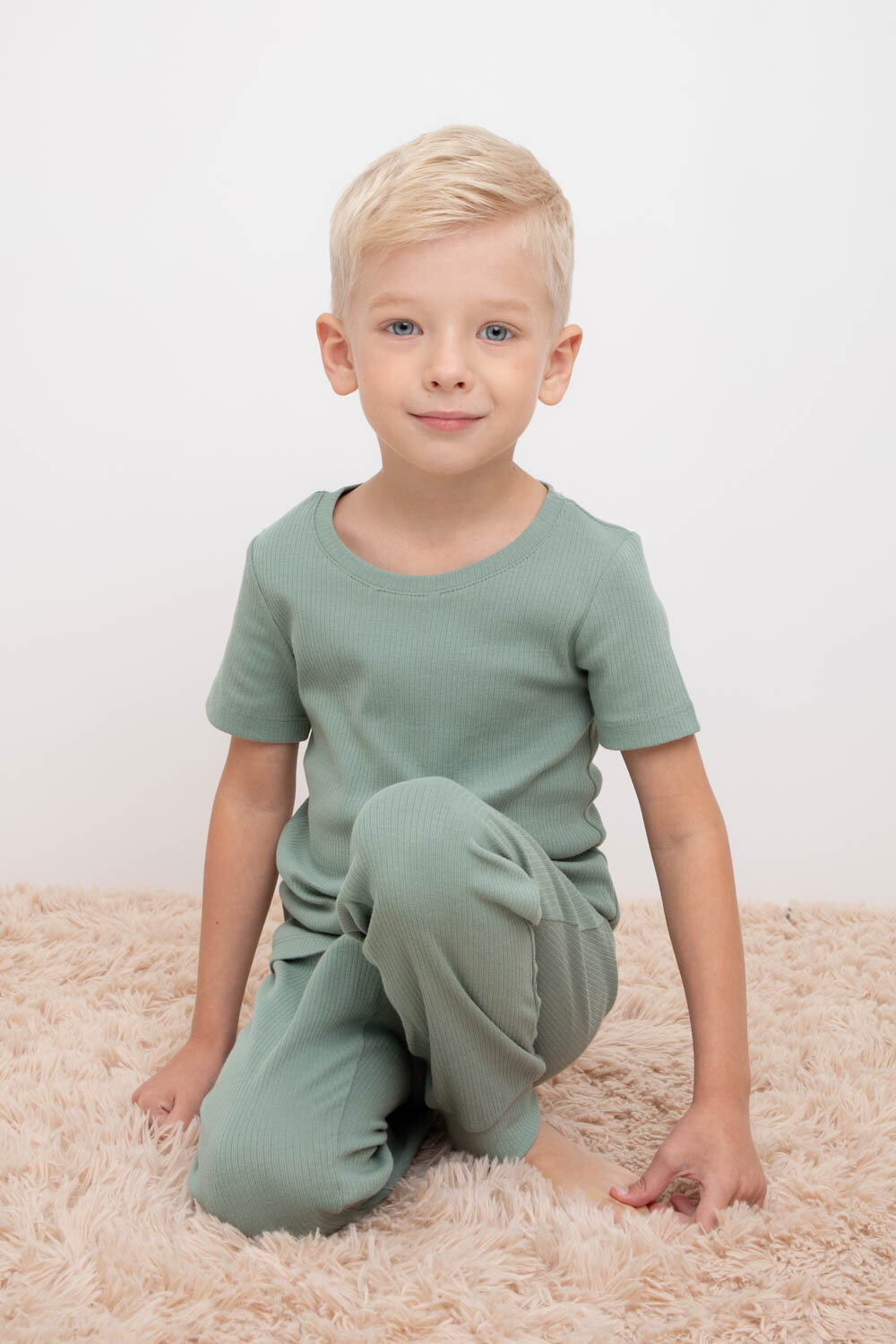 CROCKID Фуфайка 325686 К 302211 весенний зеленый