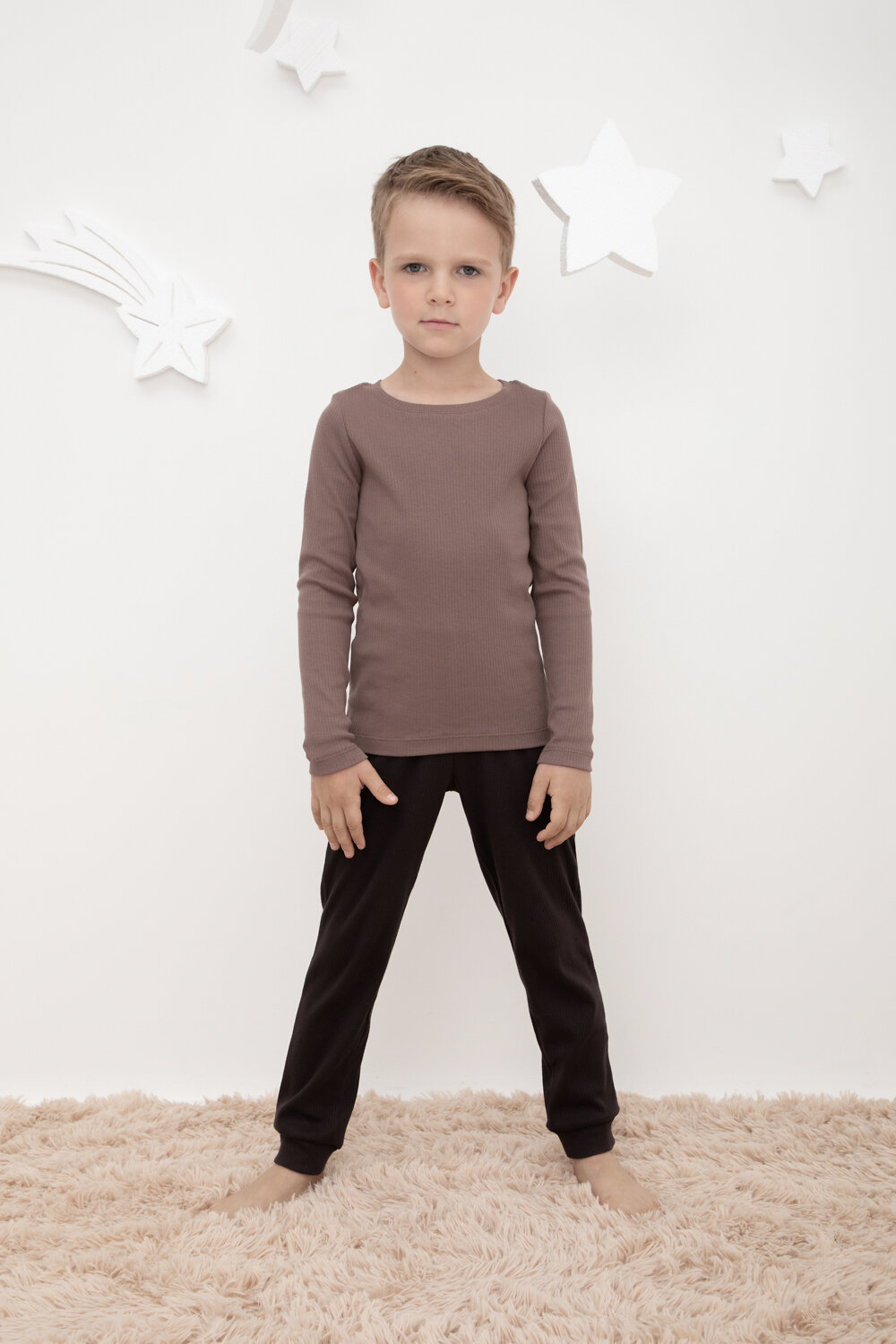 CROCKID Брюки 326951 К 400600-1 черный кофе