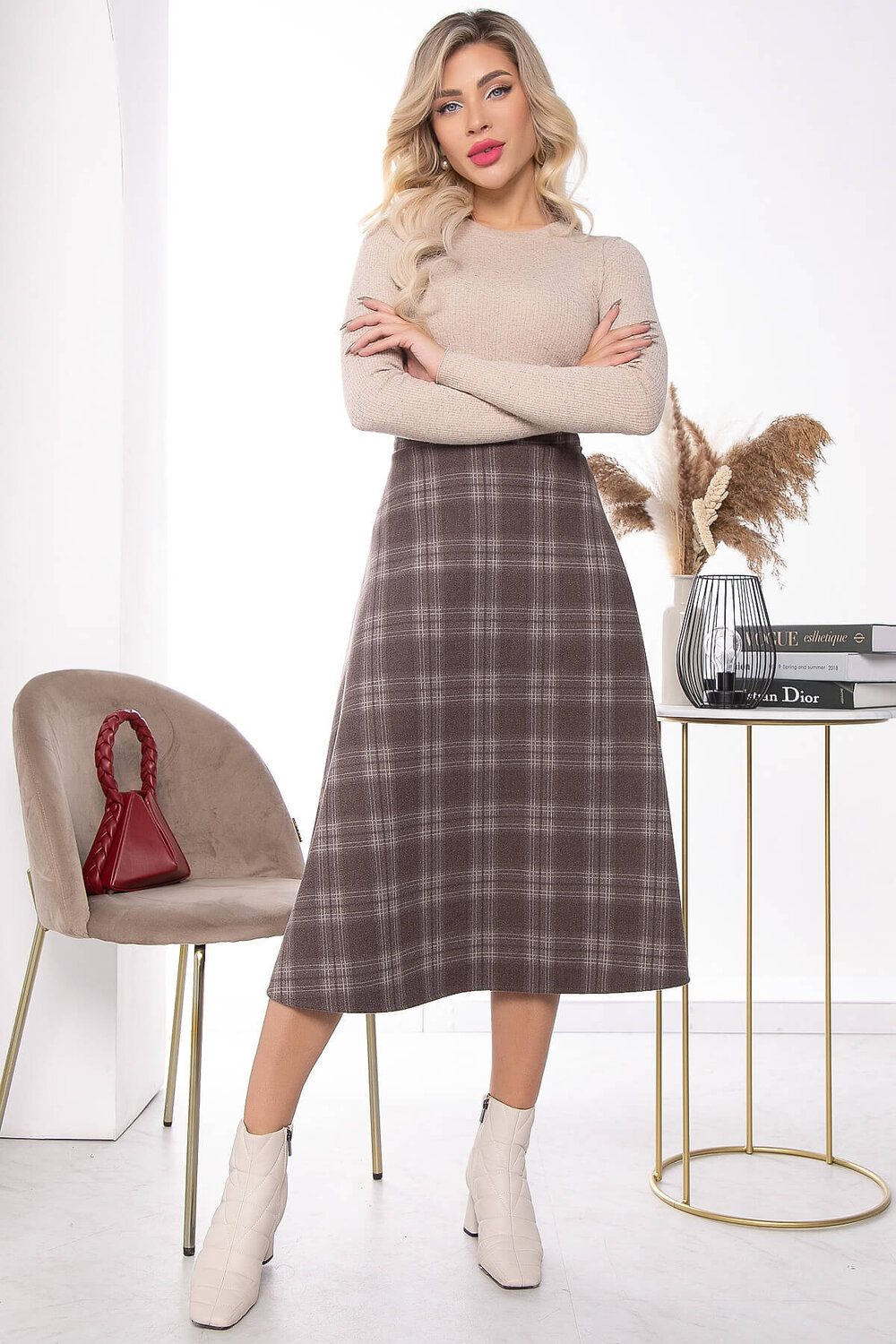 LT Collection Юбка 327587 Ю7804 брауни