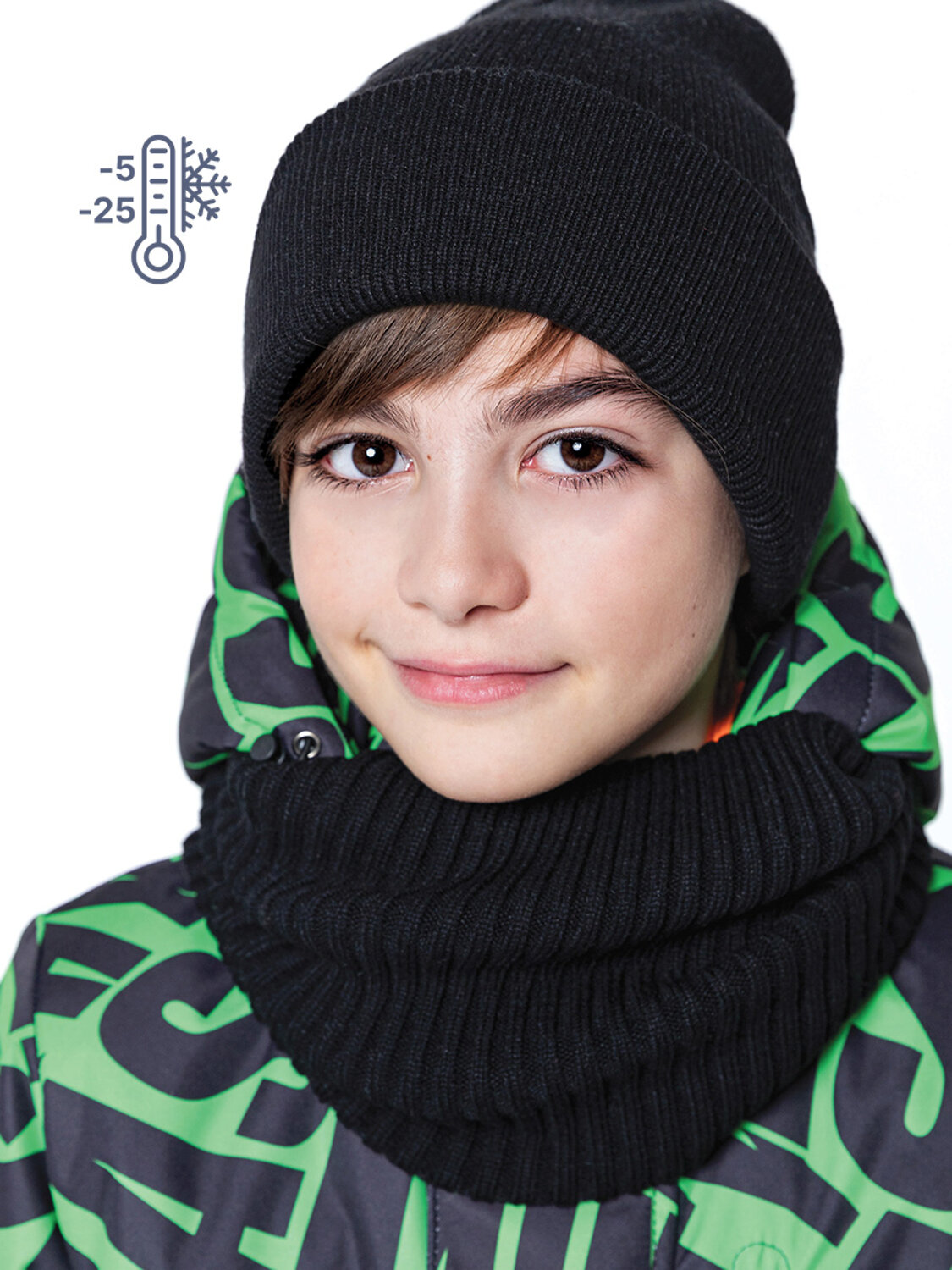 NIKASTYLE Снуд 328213 17з12323 черный