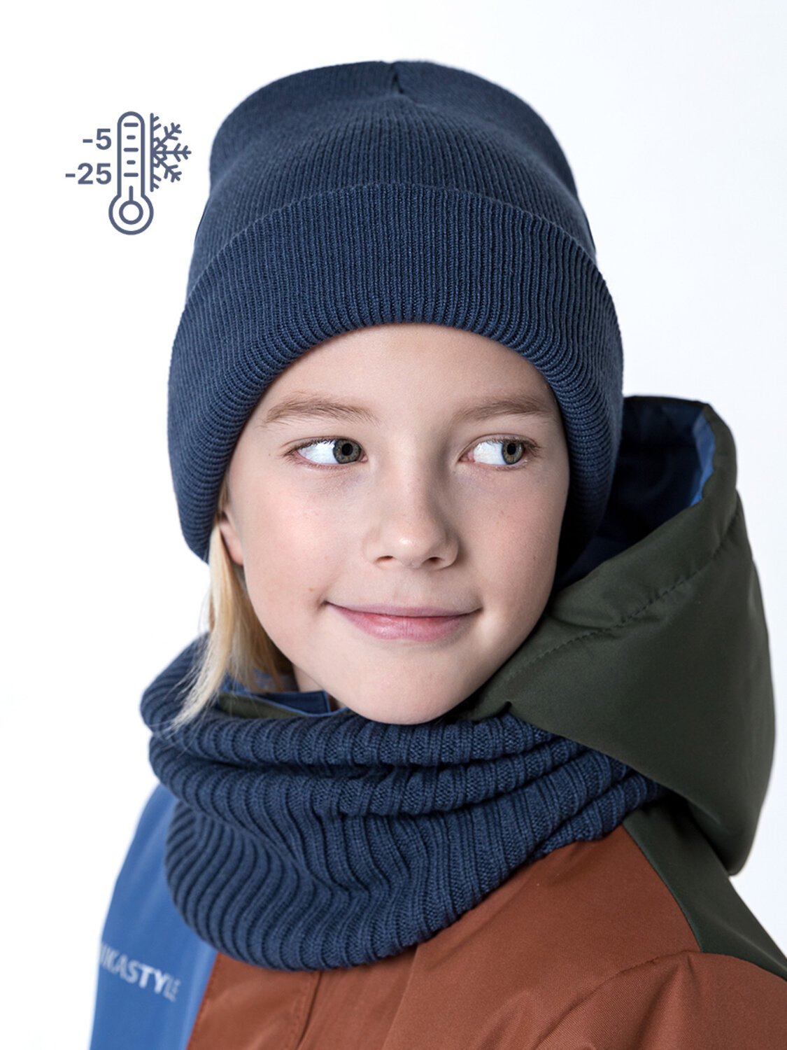 NIKASTYLE Шапка 328231 11з12123 джинсовый