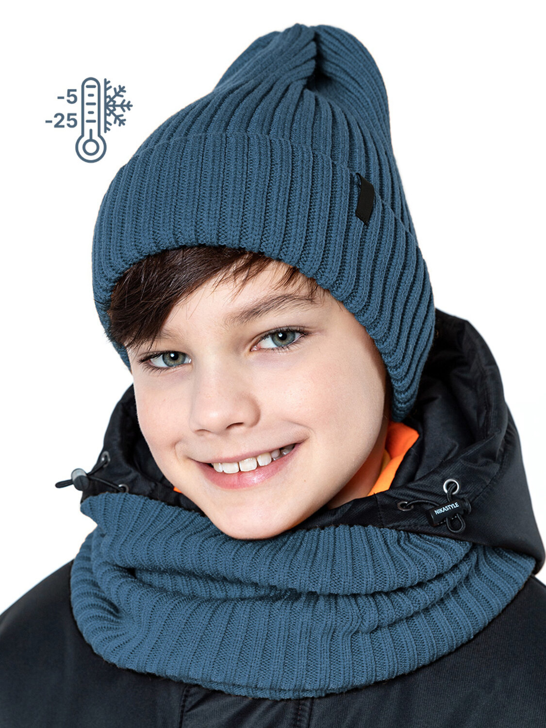 NIKASTYLE Комплект 328381 12з11323 джинсовый
