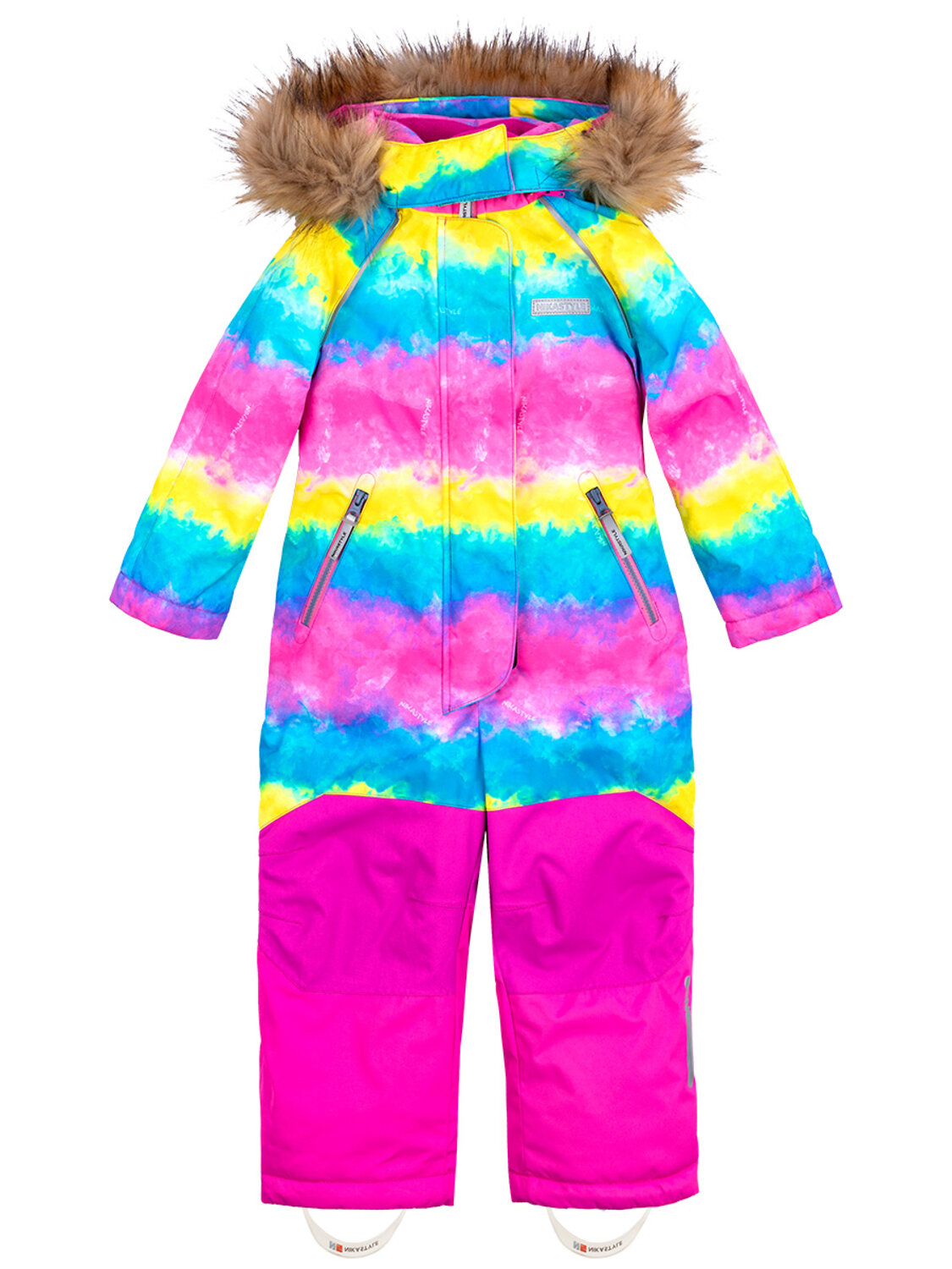 NIKASTYLE Комбинезон 328409 8з1423 лимонный/фуксия