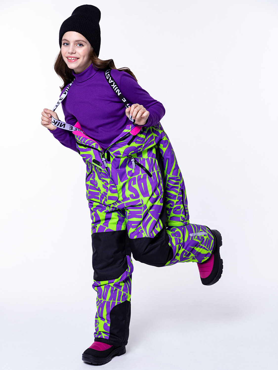 NIKASTYLE Комбинезон 328416 8з1823 лиловый/лайм