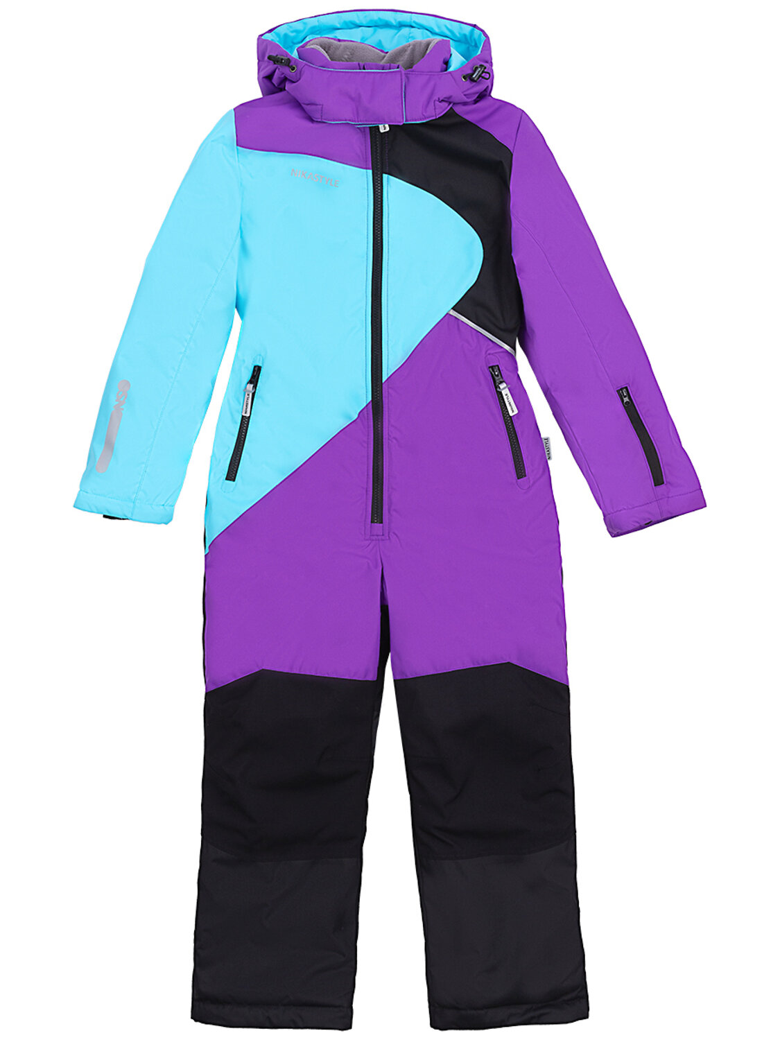 NIKASTYLE Комбинезон 328957 8з6023 бирюза/лиловый