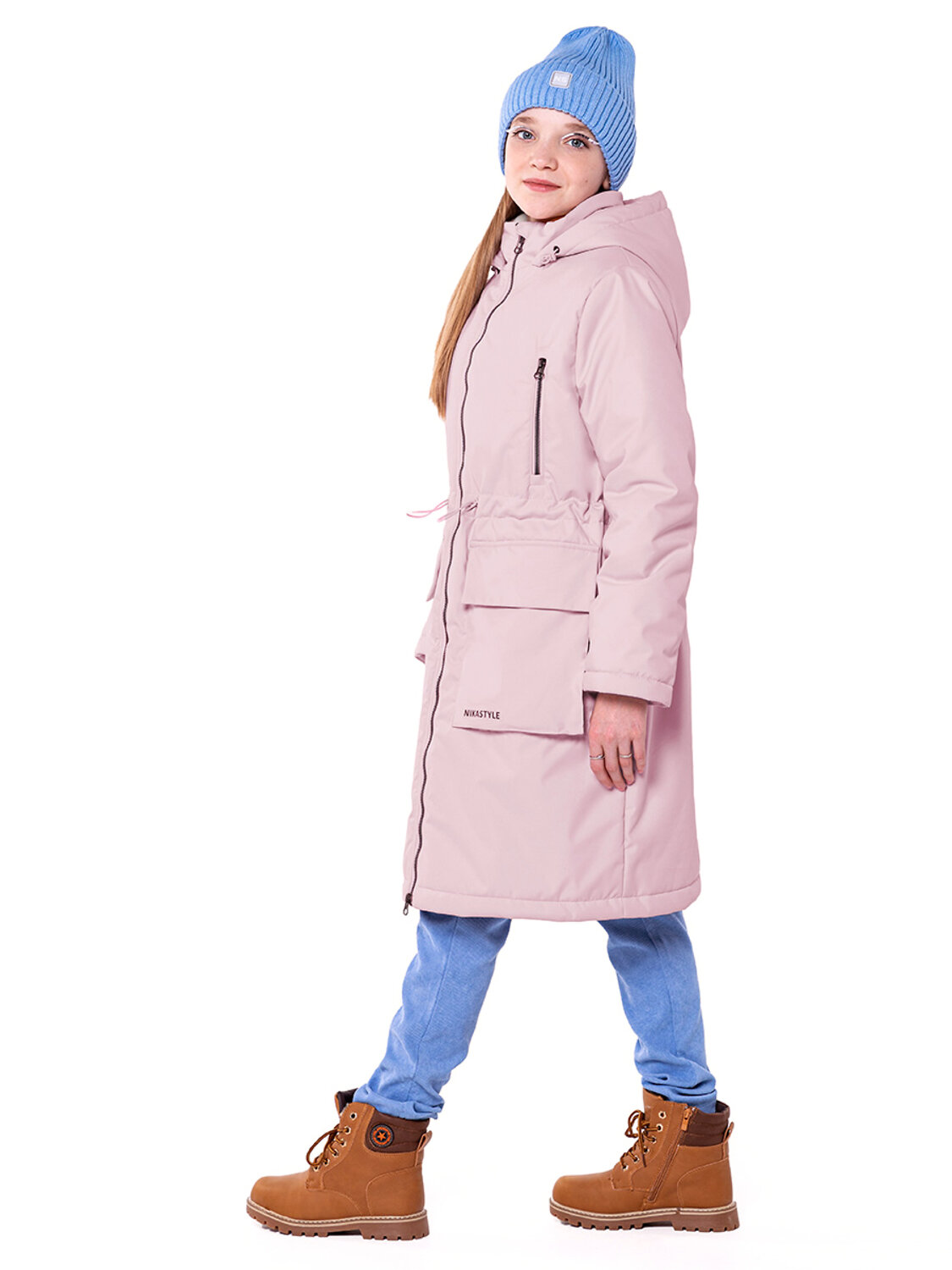 NIKASTYLE Парка 328995 5з4023 пудровый