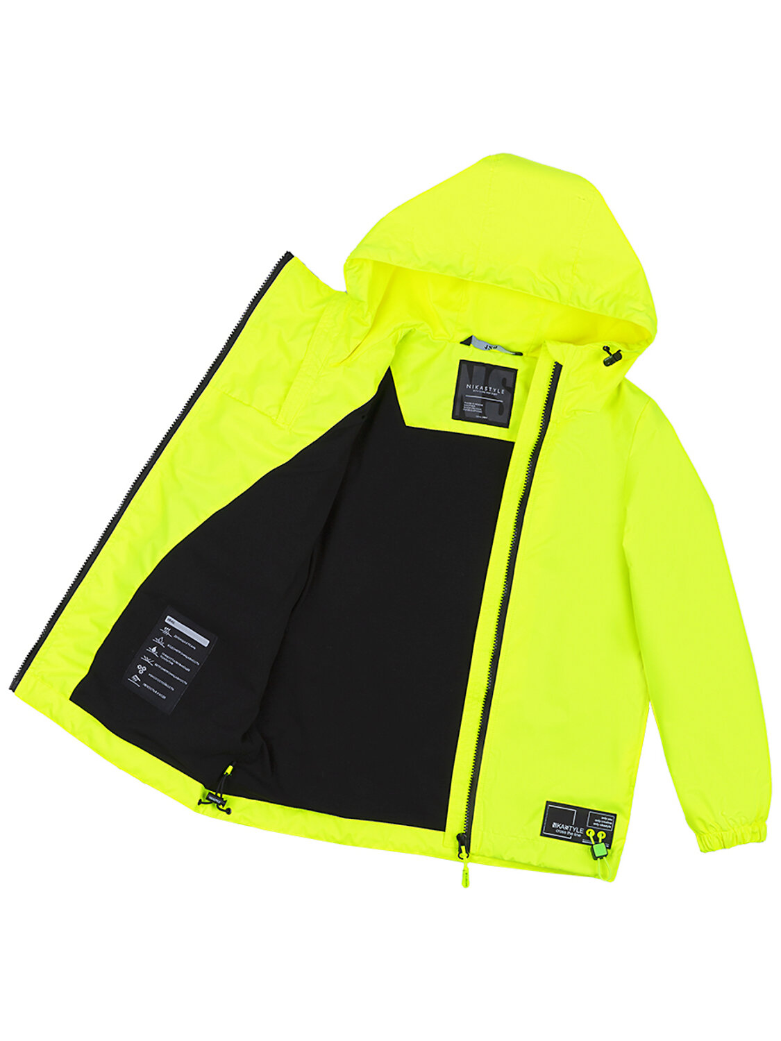 NIKASTYLE Ветровка 329077 4л5123 желтый неон