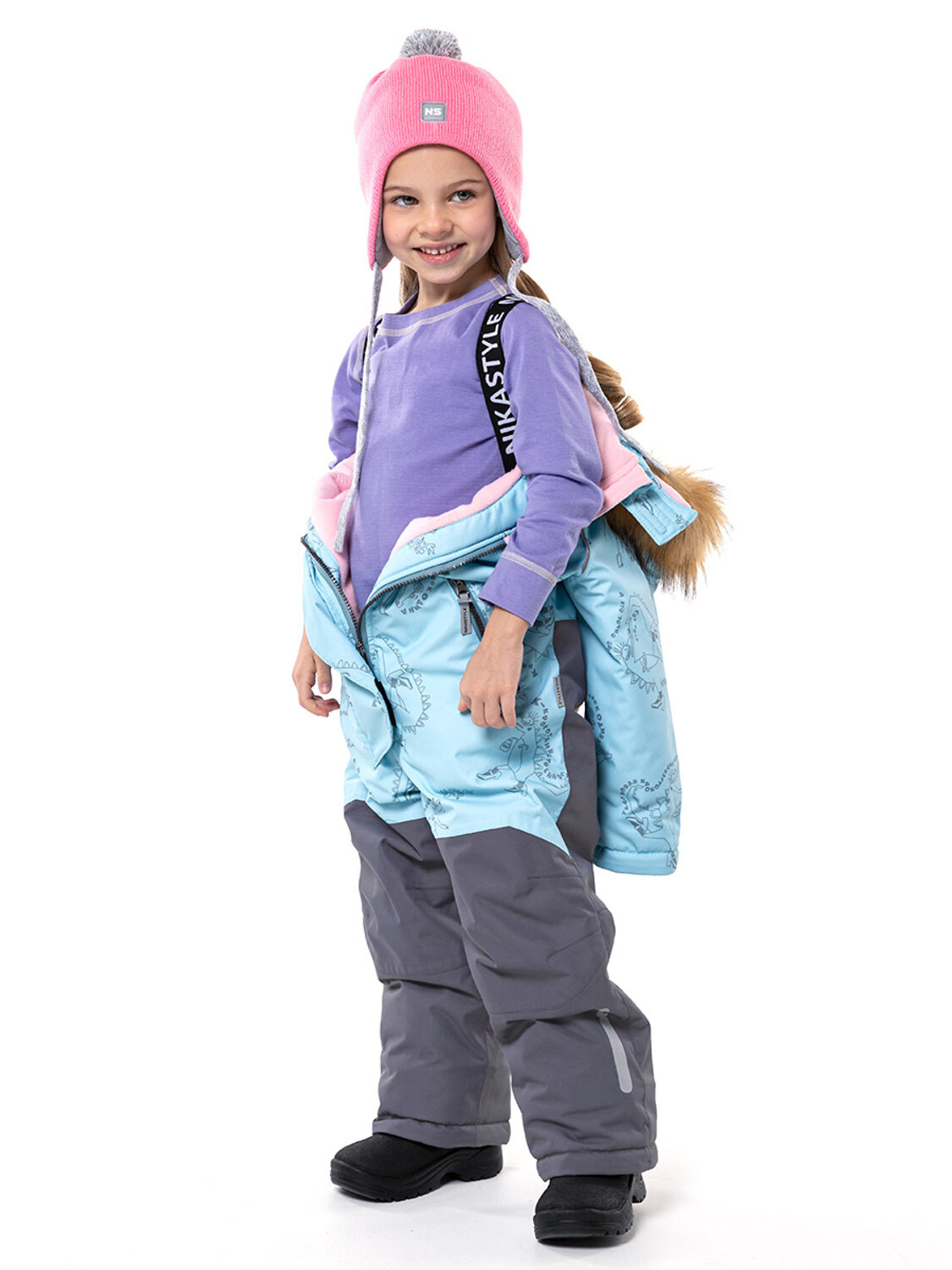 NIKASTYLE Комбинезон 329088 8з0623 мятный/серый