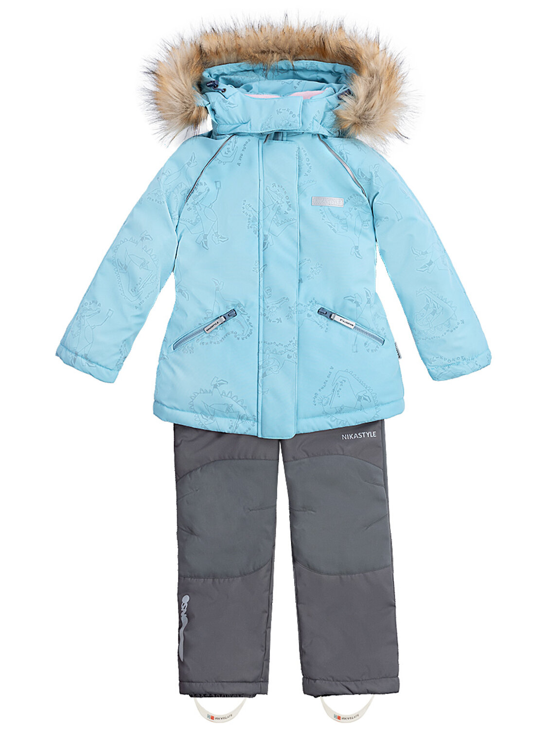 NIKASTYLE Костюм 329089 7з0823 мятный/серый