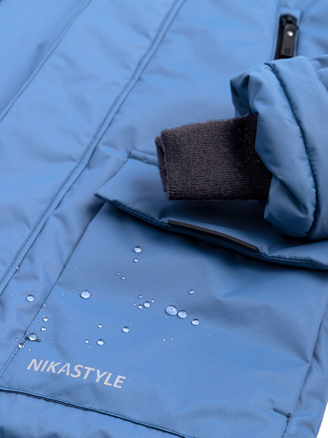 NIKASTYLE Куртка 329112 4з3723 джинсовый