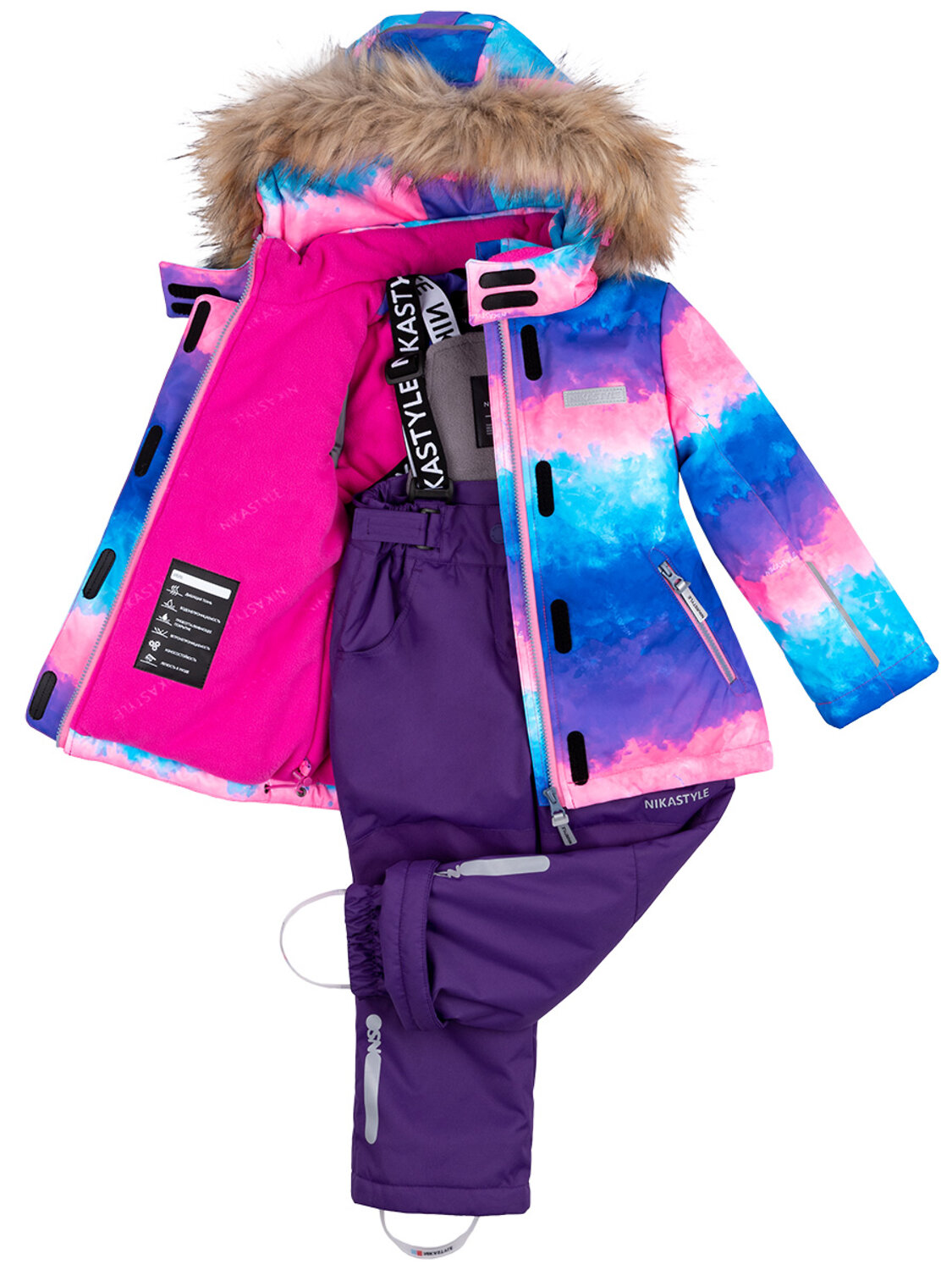 NIKASTYLE Костюм 329124 7з1623 лиловый/черничный