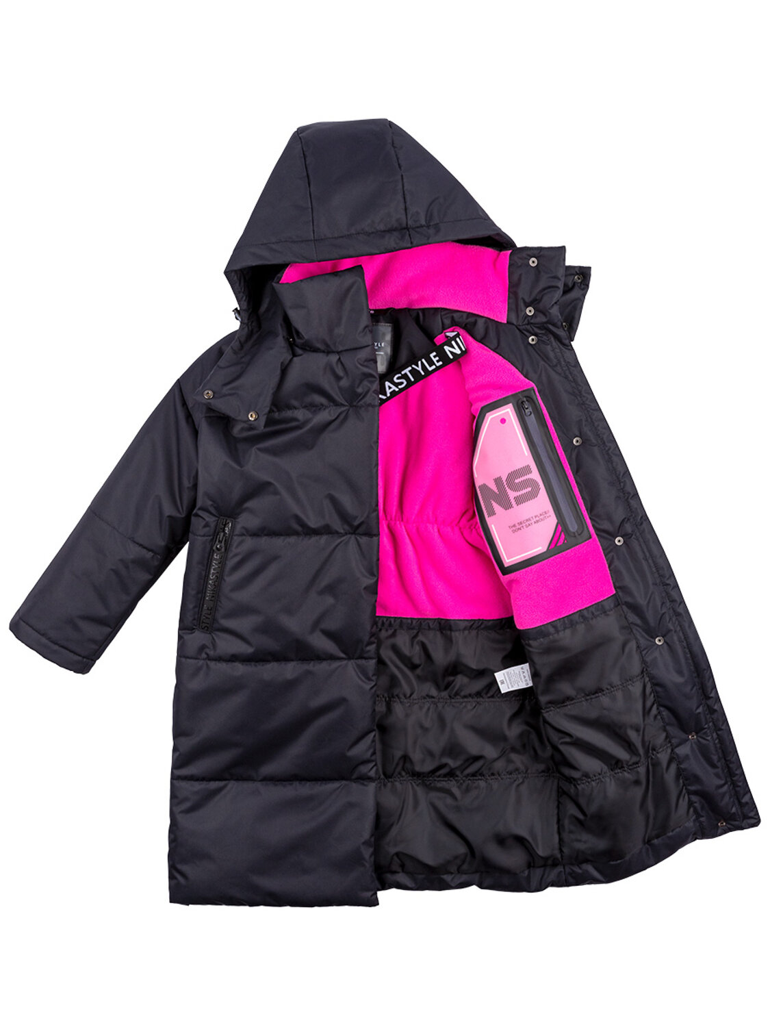NIKASTYLE Пальто 329183 6з4223 черный