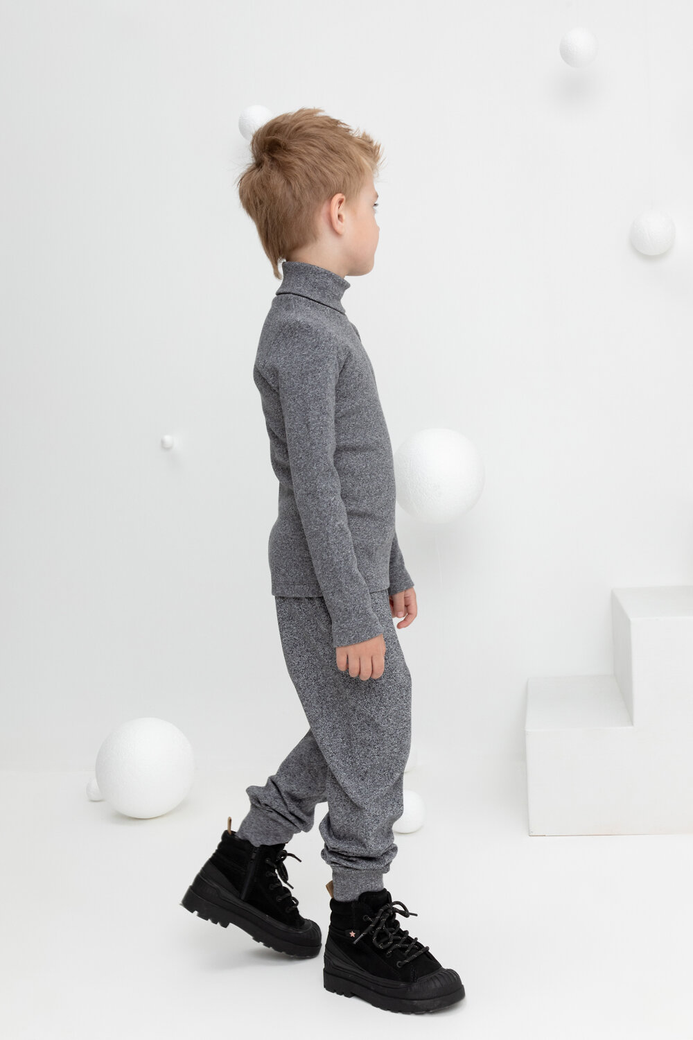 CROCKID Брюки 329540 КР 400613 серый меланж