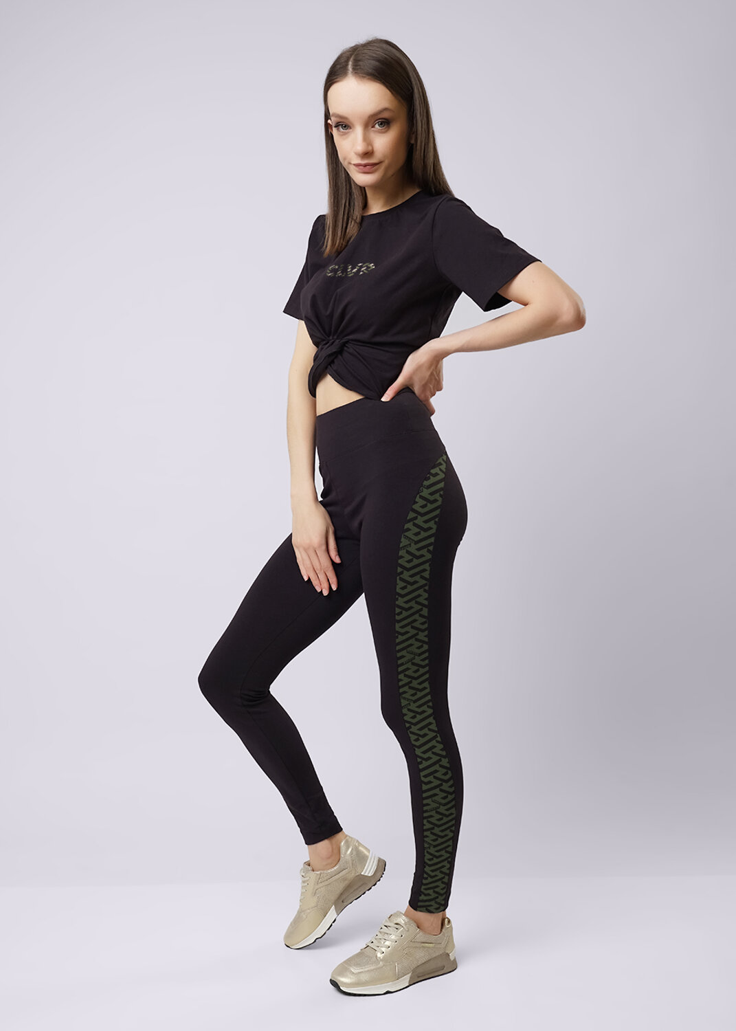 CLEVER Лосины 329817 LL13-100 т.коричневый