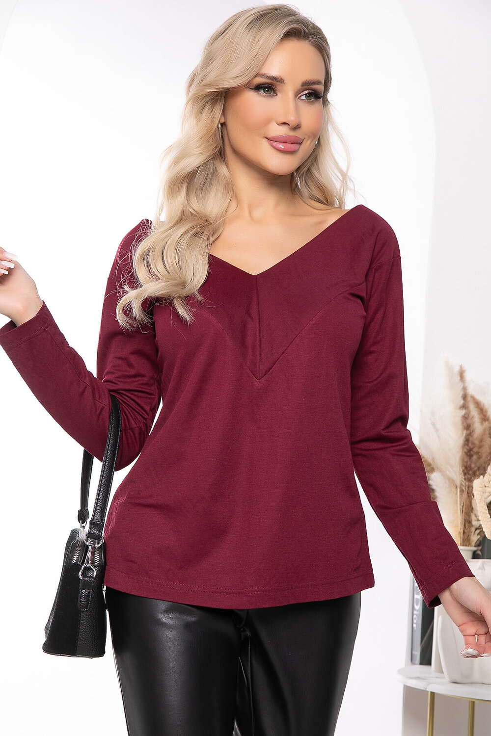 LT Collection Джемпер 330370 Б7812 винный