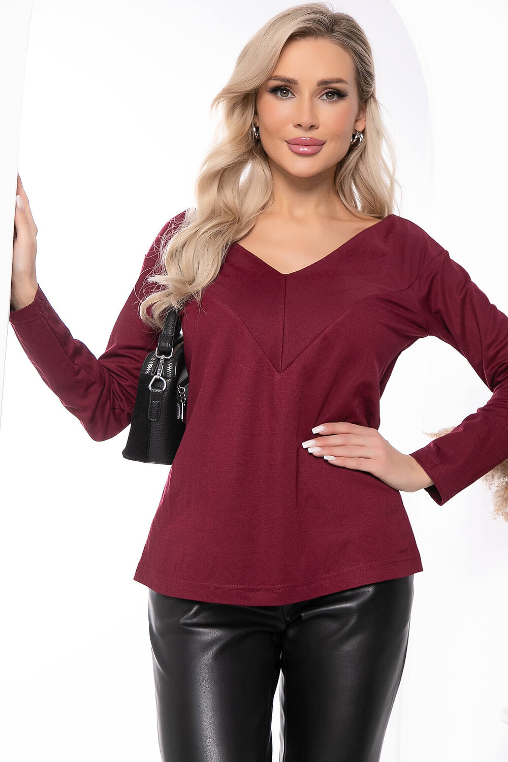 LT Collection Джемпер 330370 Б7812 винный