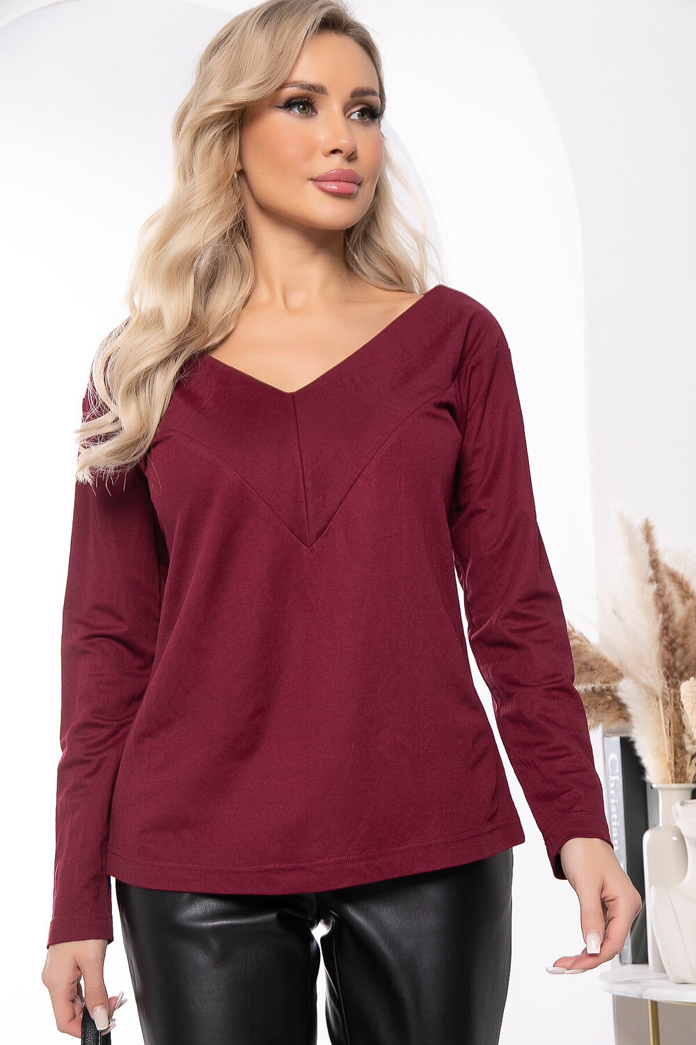LT Collection Джемпер 330370 Б7812 винный