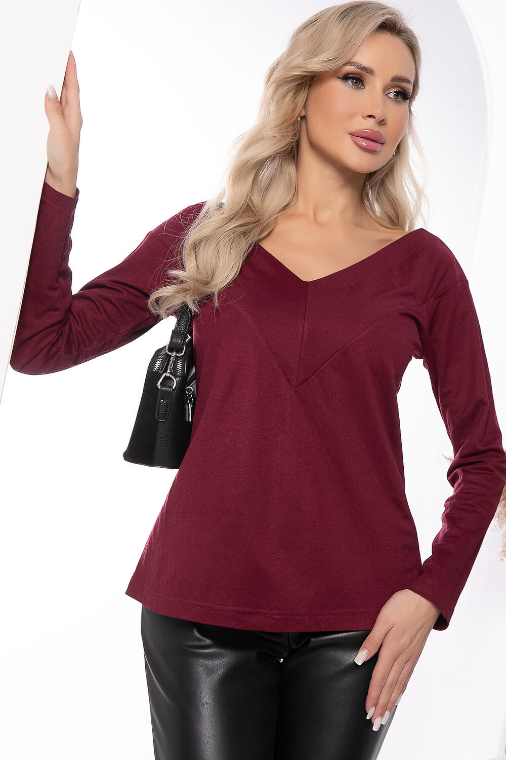 LT Collection Джемпер 330370 Б7812 винный