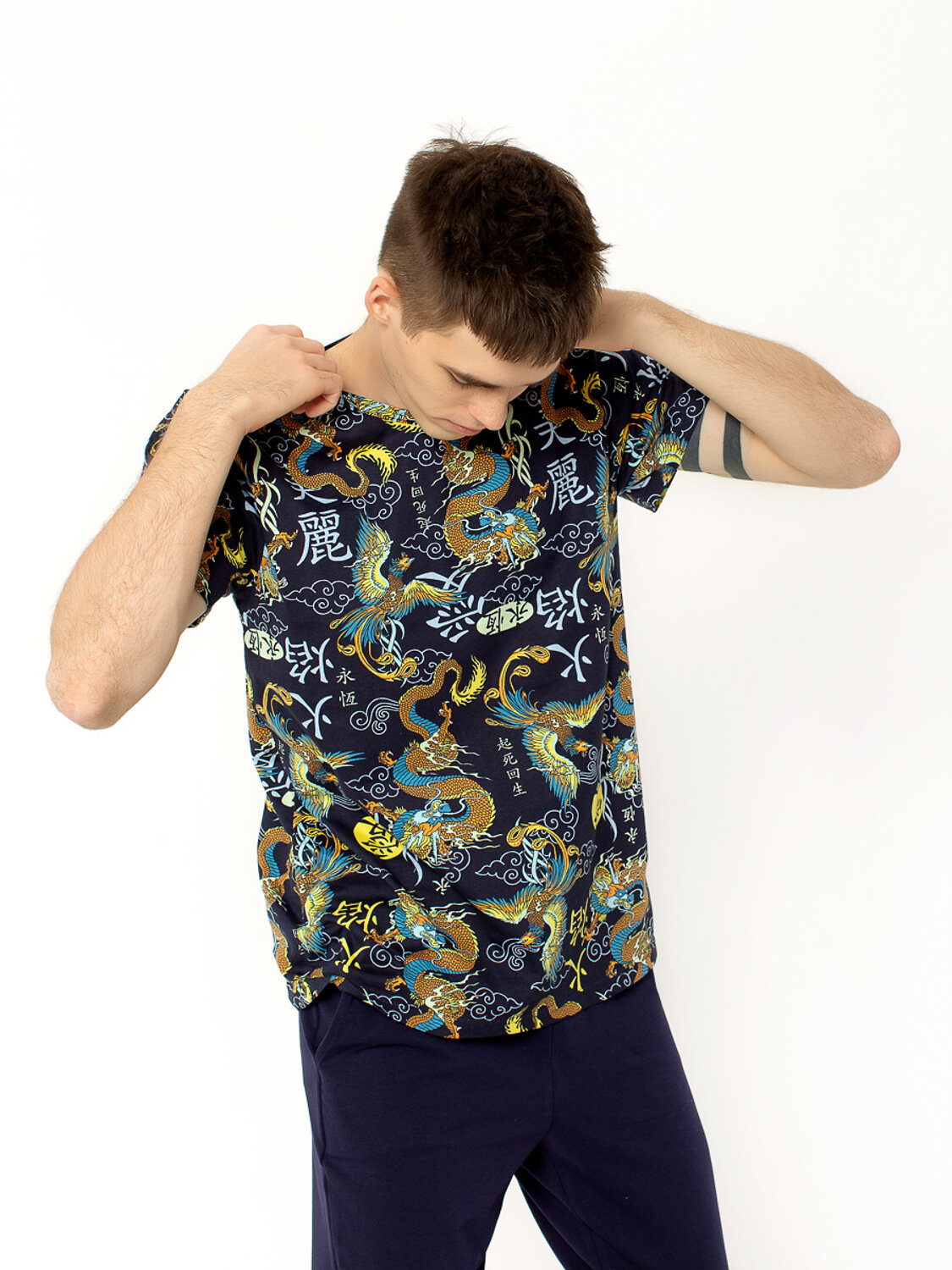 Fleurtex Футболка 330492 км222тс Тёмно-Синий