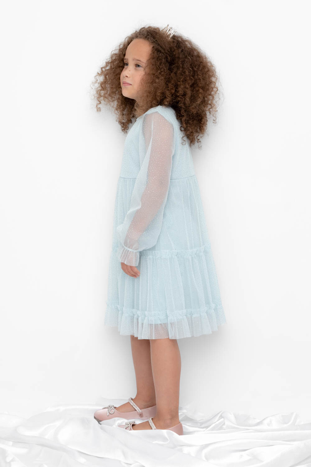 CROCKID Платье 331345 К 5854 зимнее небо