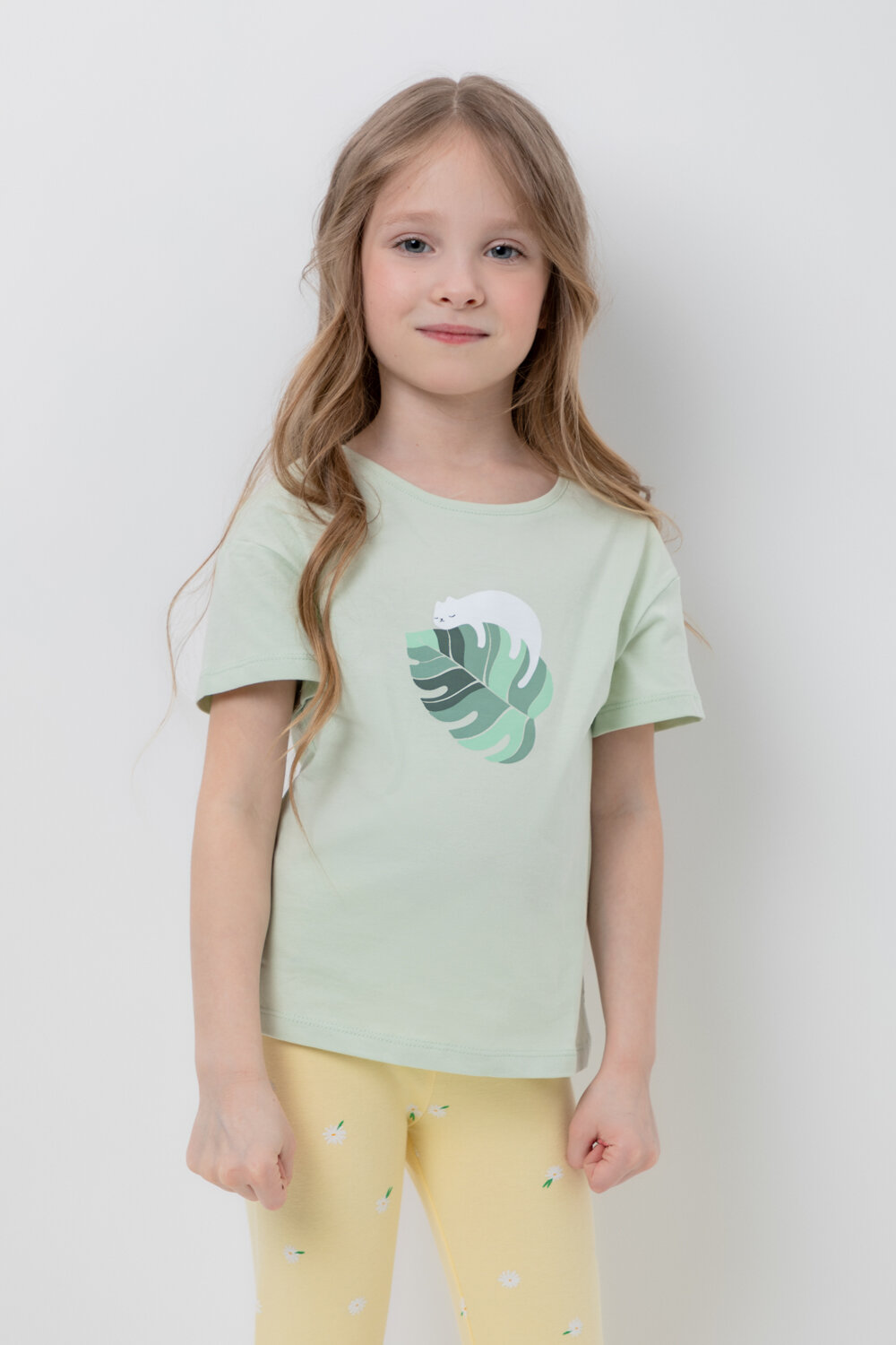 CROCKID Фуфайка 331913 К 302123 зеленая лилия