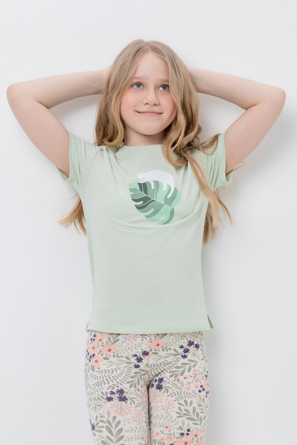 CROCKID Фуфайка 331914 К 302123-1 зеленая лилия