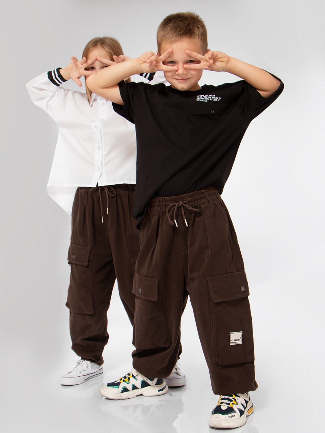 Соль&Перец Брюки 332432 SP3702 коричневый