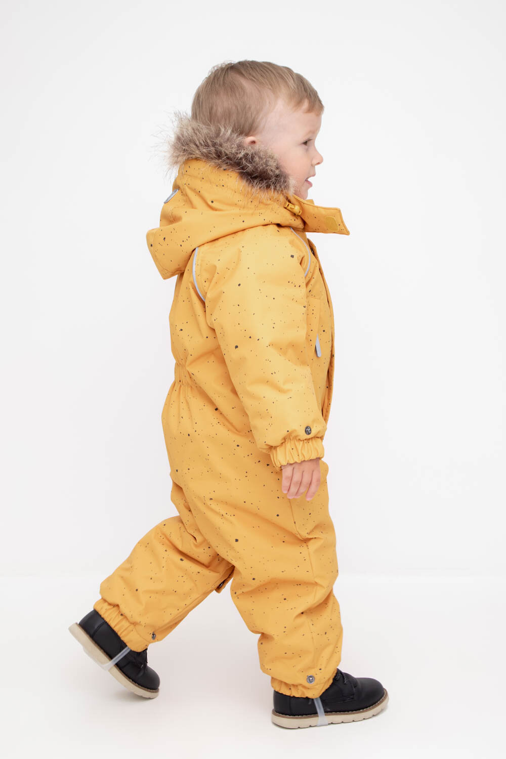 CROCKID Комбинезон 333306 ВК 60105/н/5 Ал медовое золото, крапинка