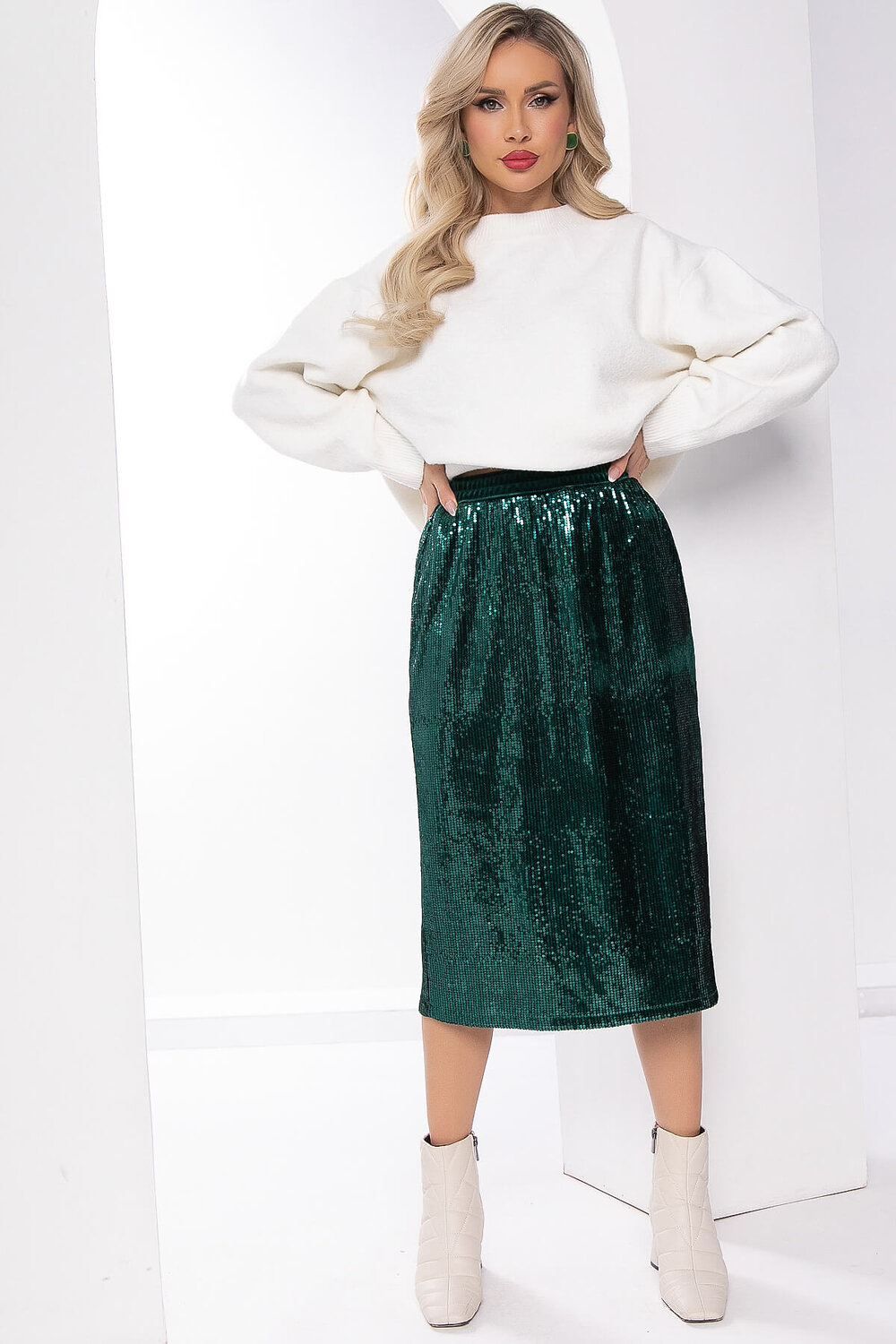 LT Collection Юбка 334542 Ю8034 зелёный