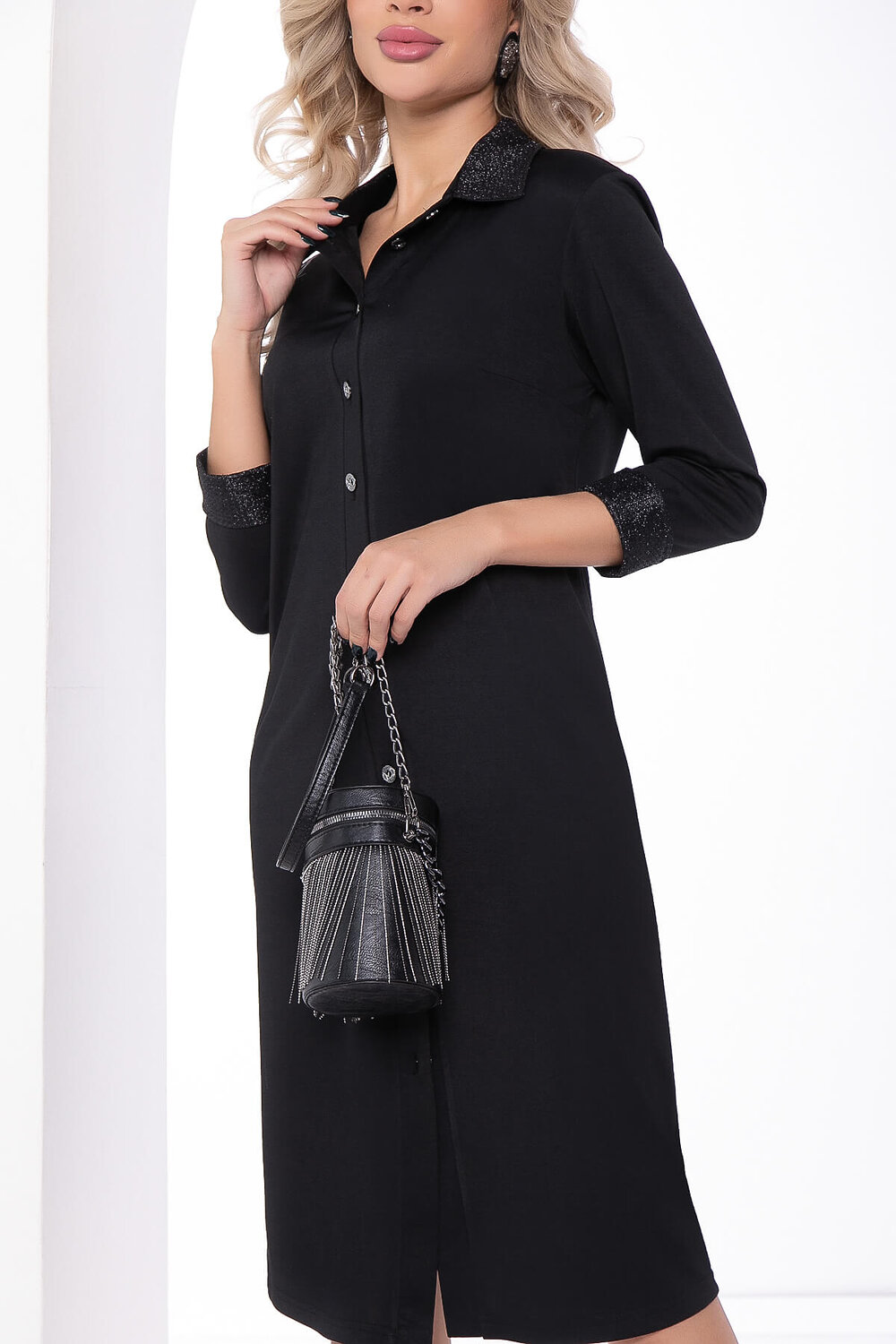 LT Collection Платье 335522 П8105 графит