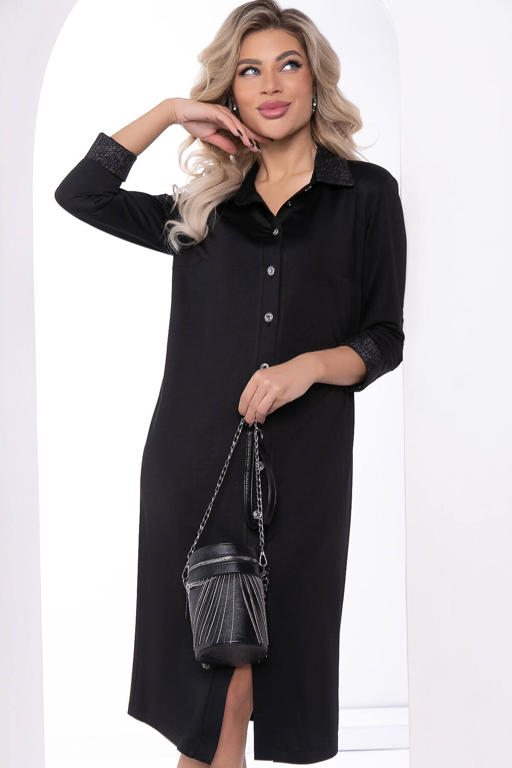 LT Collection Платье 335522 П8105 графит