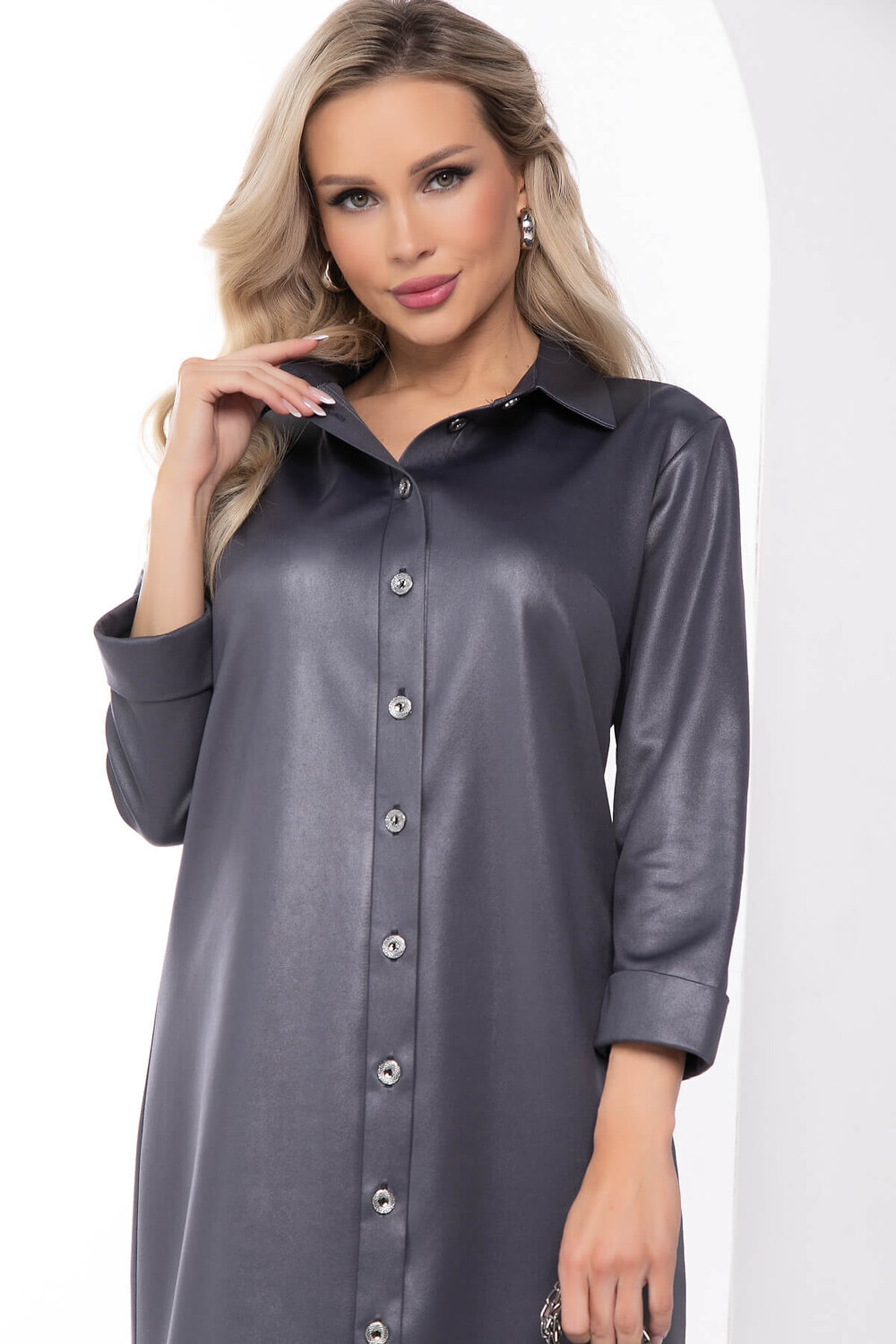 LT Collection Платье 335523 П8107 графит