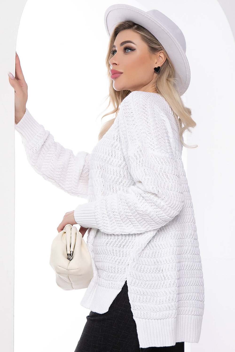 LT Collection Джемпер 335528 Б8117 белый
