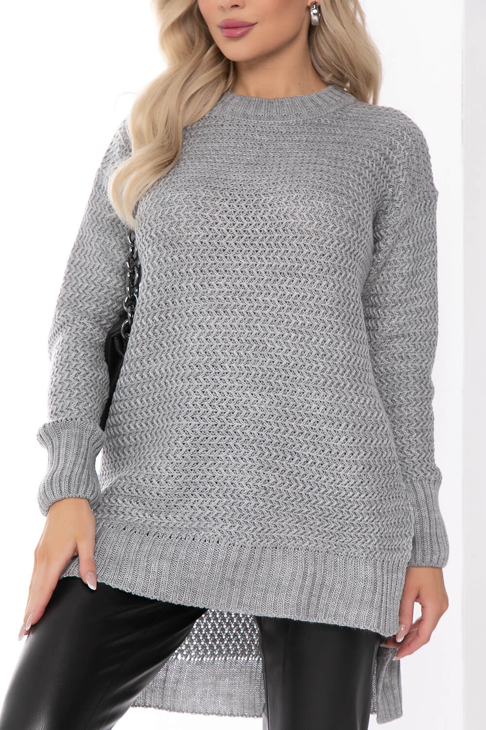 LT Collection Джемпер 335529 Б8118 серый