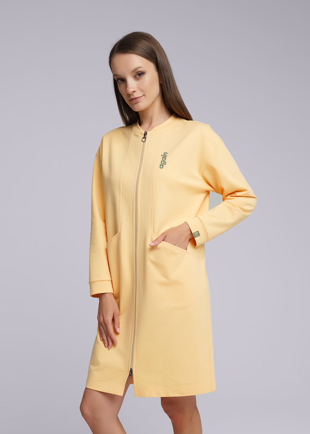 CLEVER Халат 335874 LX13-1049/1 св.жёлтый