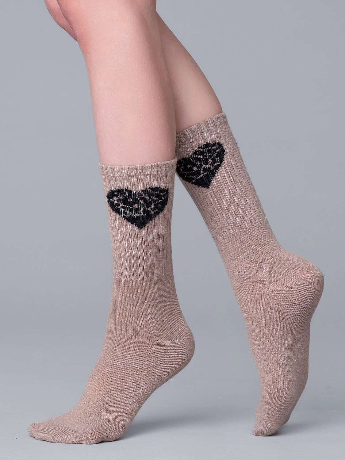 JS Giulia Носки 337445 WS3 WOOL 2309 beige melange