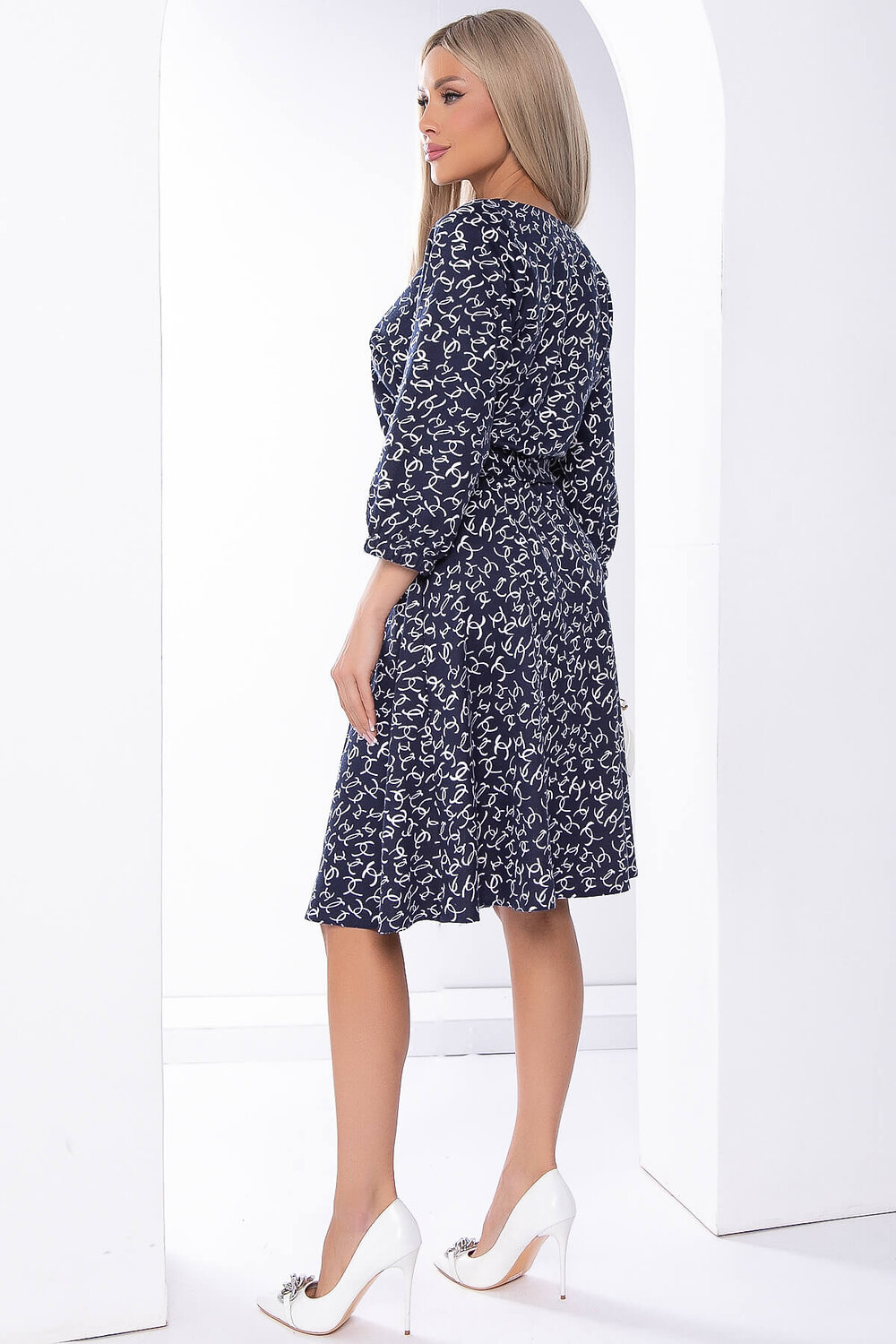 LT Collection Платье 338826 П8207 темно-синий