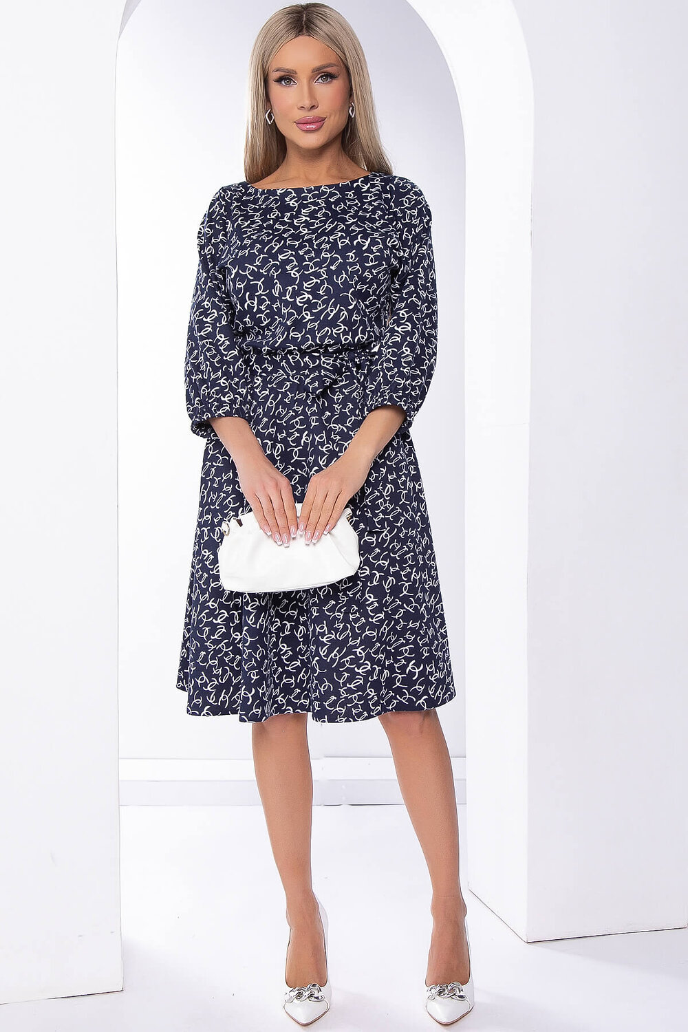 LT Collection Платье 338826 П8207 темно-синий