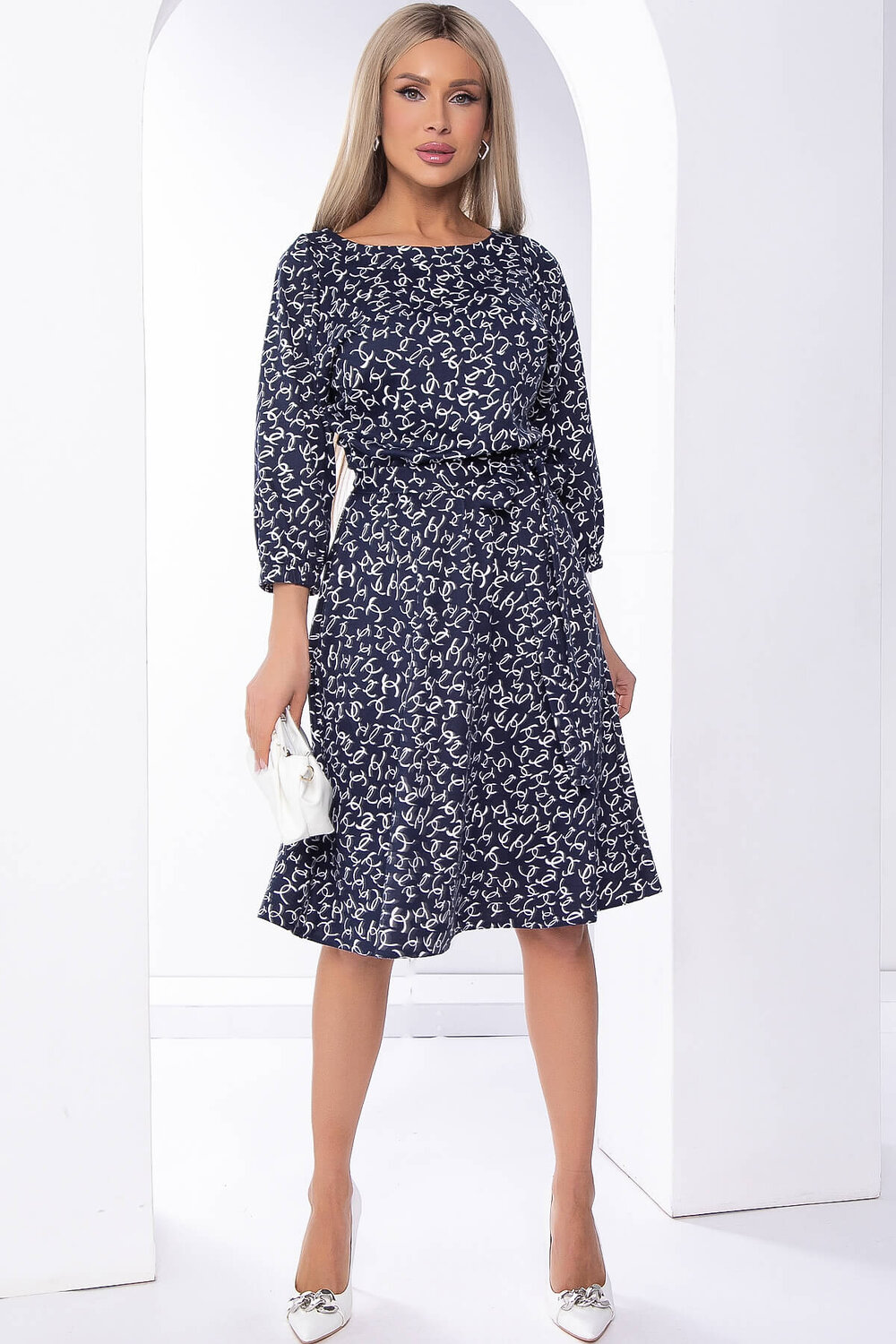 LT Collection Платье 338826 П8207 темно-синий