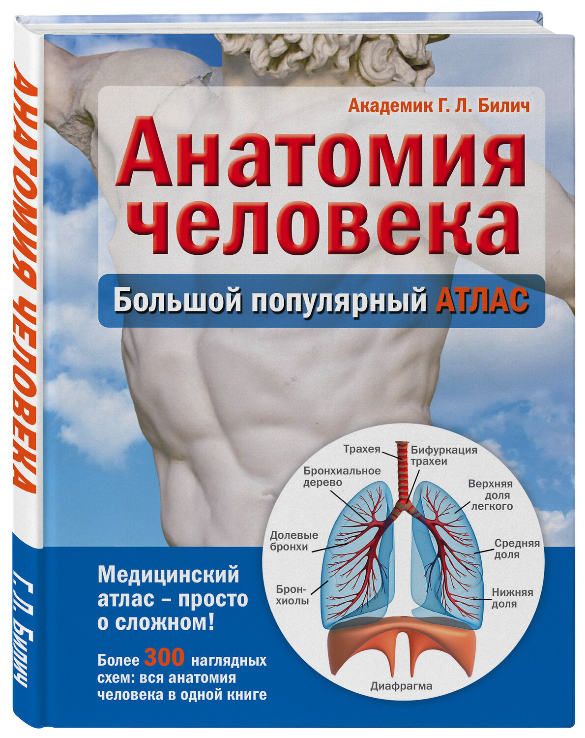 Эксмо Г. Л. Билич "Анатомия человека: большой популярный атлас" 339509 978-5-699-72585-4