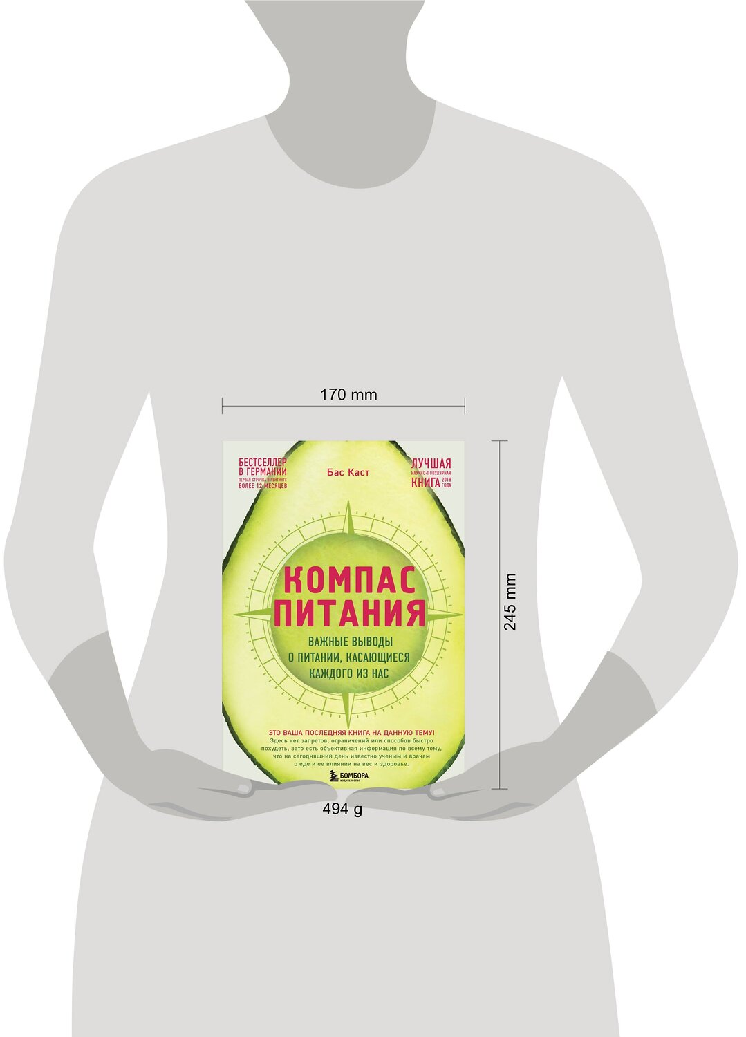 Эксмо Бас Каст "Компас питания. Важные выводы о питании, касающиеся каждого из нас" 343698 978-5-04-101858-0