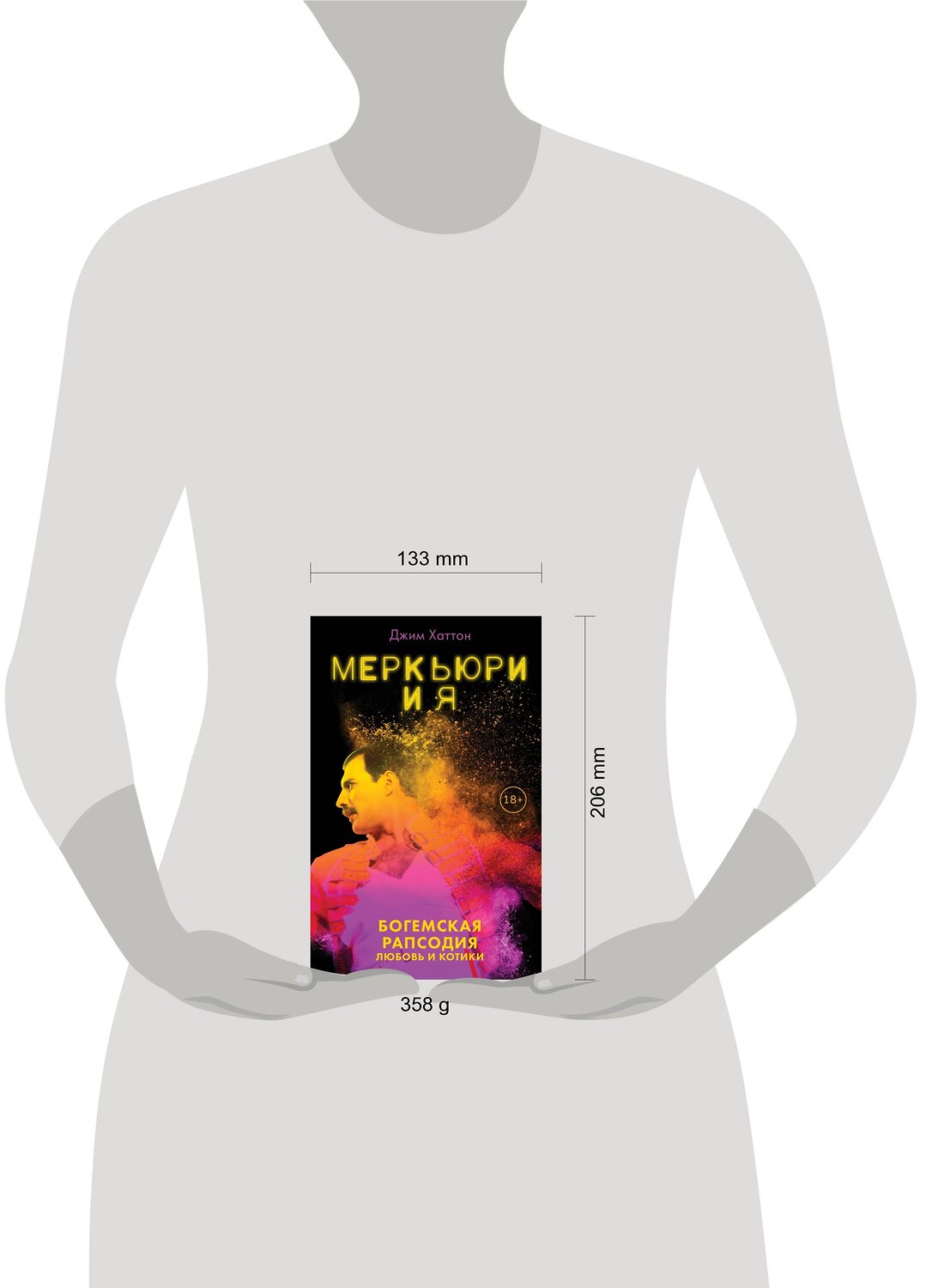 Эксмо Джим Хаттон "Меркьюри и я. Богемская рапсодия, любовь и котики" 343968 978-5-04-103019-3