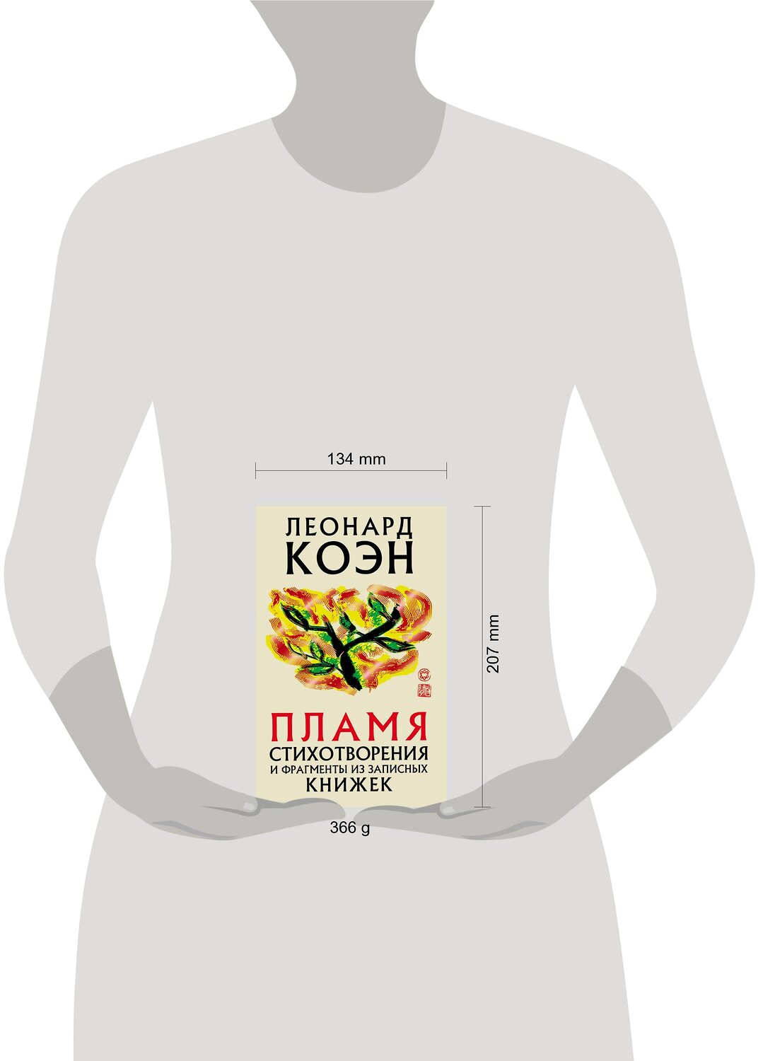 Эксмо Леонард Коэн "Пламя" 346144 978-5-04-110939-4