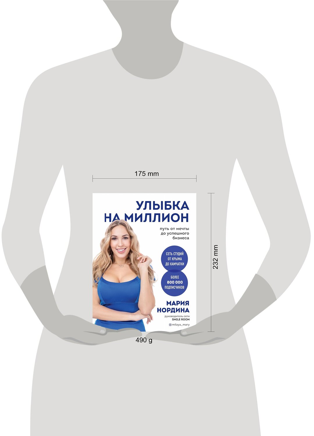 Эксмо Мария Нордина "Улыбка на миллион. Путь от мечты до успешного бизнеса" 346648 978-5-04-118223-6