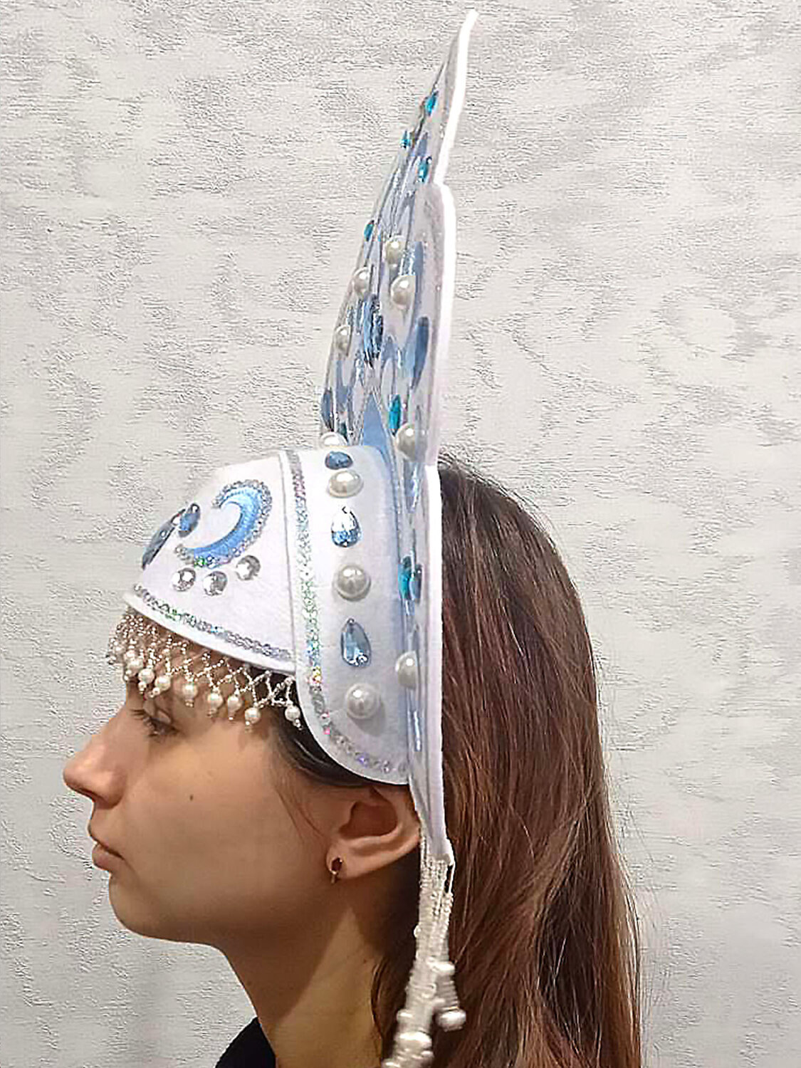 BATIK Кокошник 346819 1094 к-24 Бело-голубой