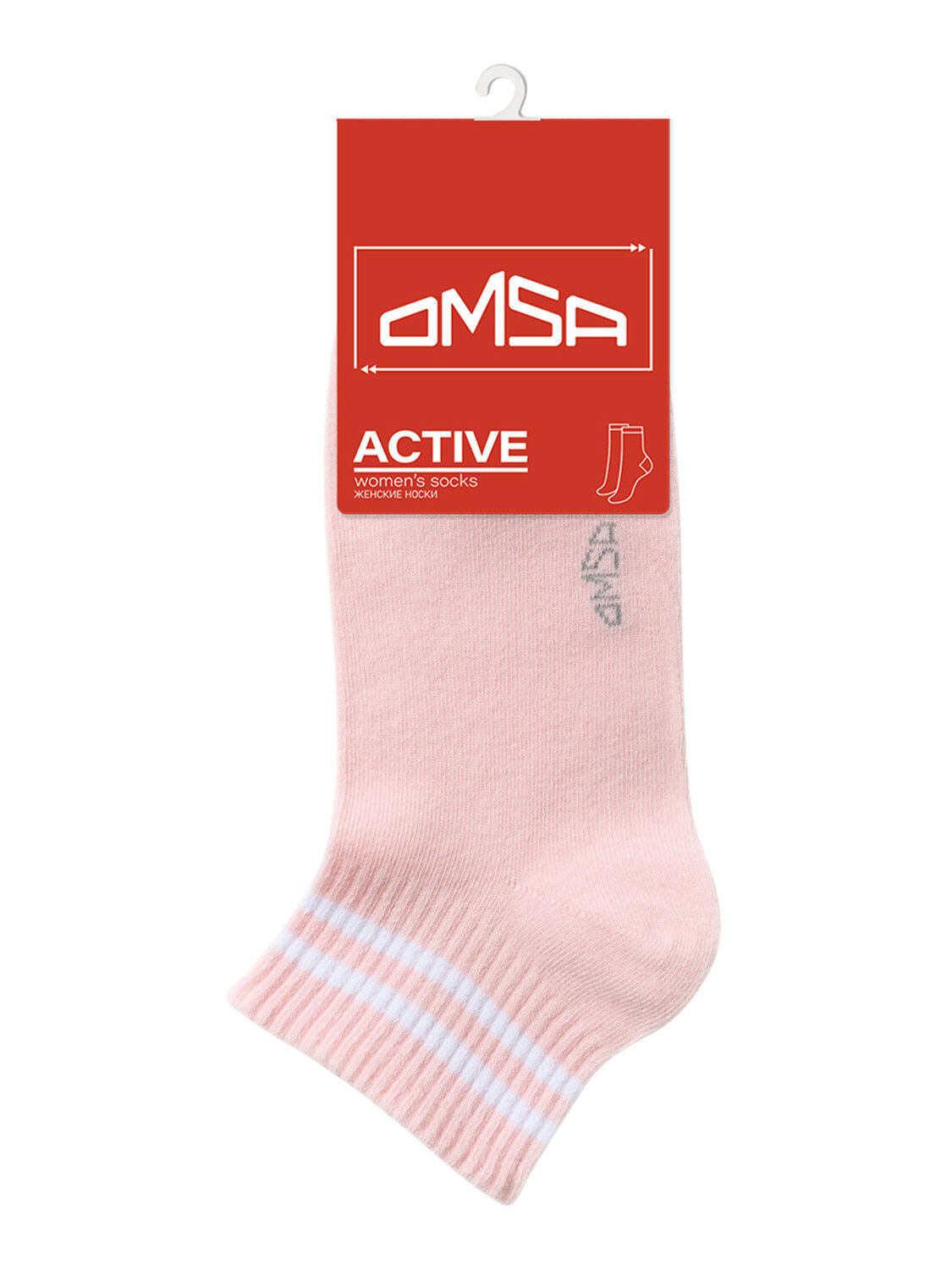 JS Omsa Носки 346874 ACTIVE 154 rosa antico