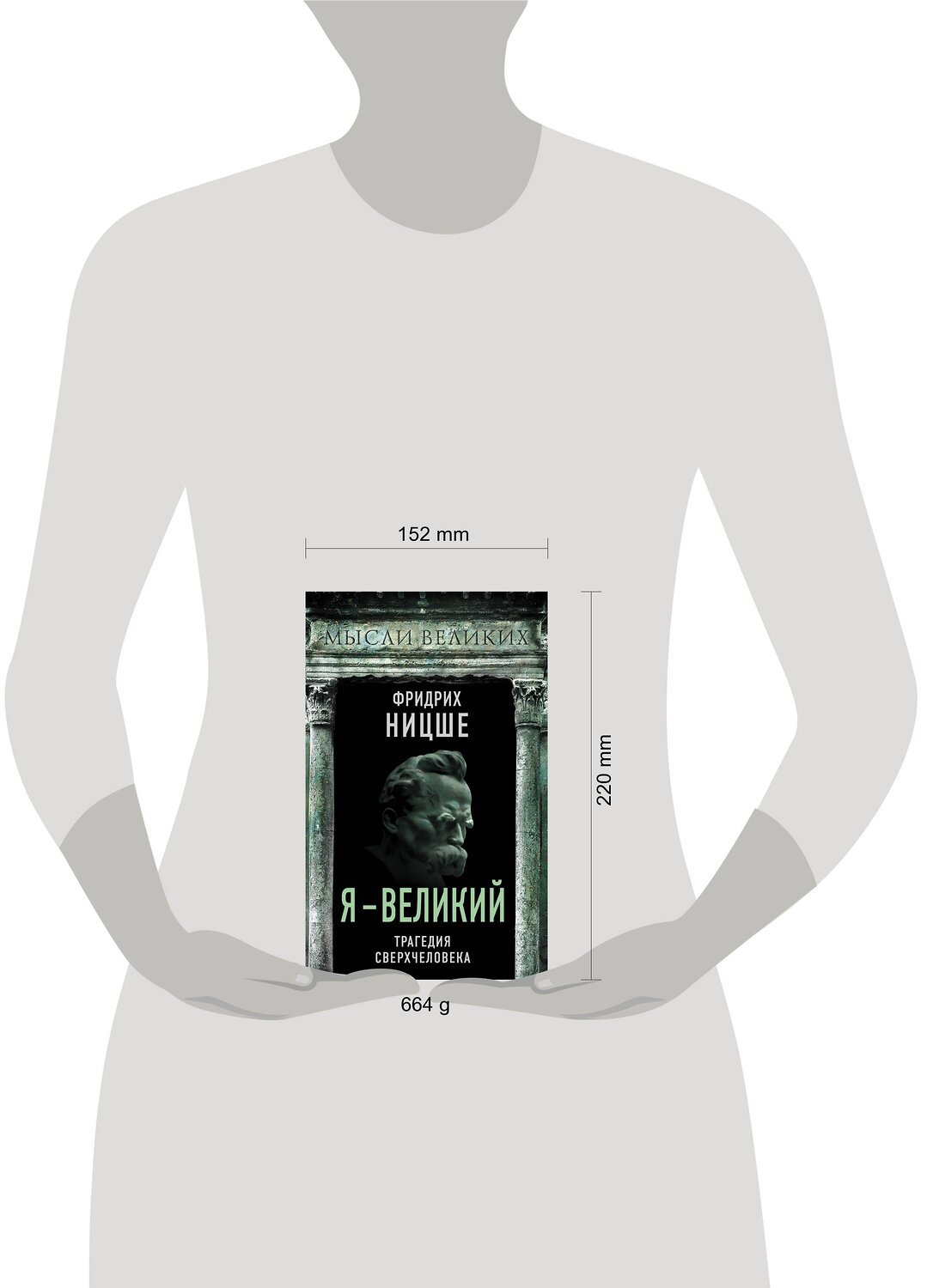 Эксмо Фридрих Ницше "Я – великий. Трагедия сверхчеловека" 350613 978-5-00180-183-2