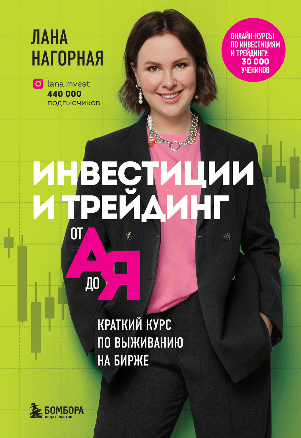 Эксмо Лана Нагорная "Инвестиции и трейдинг от А до Я. Краткий курс по выживанию на бирже" 351337 978-5-04-154257-3