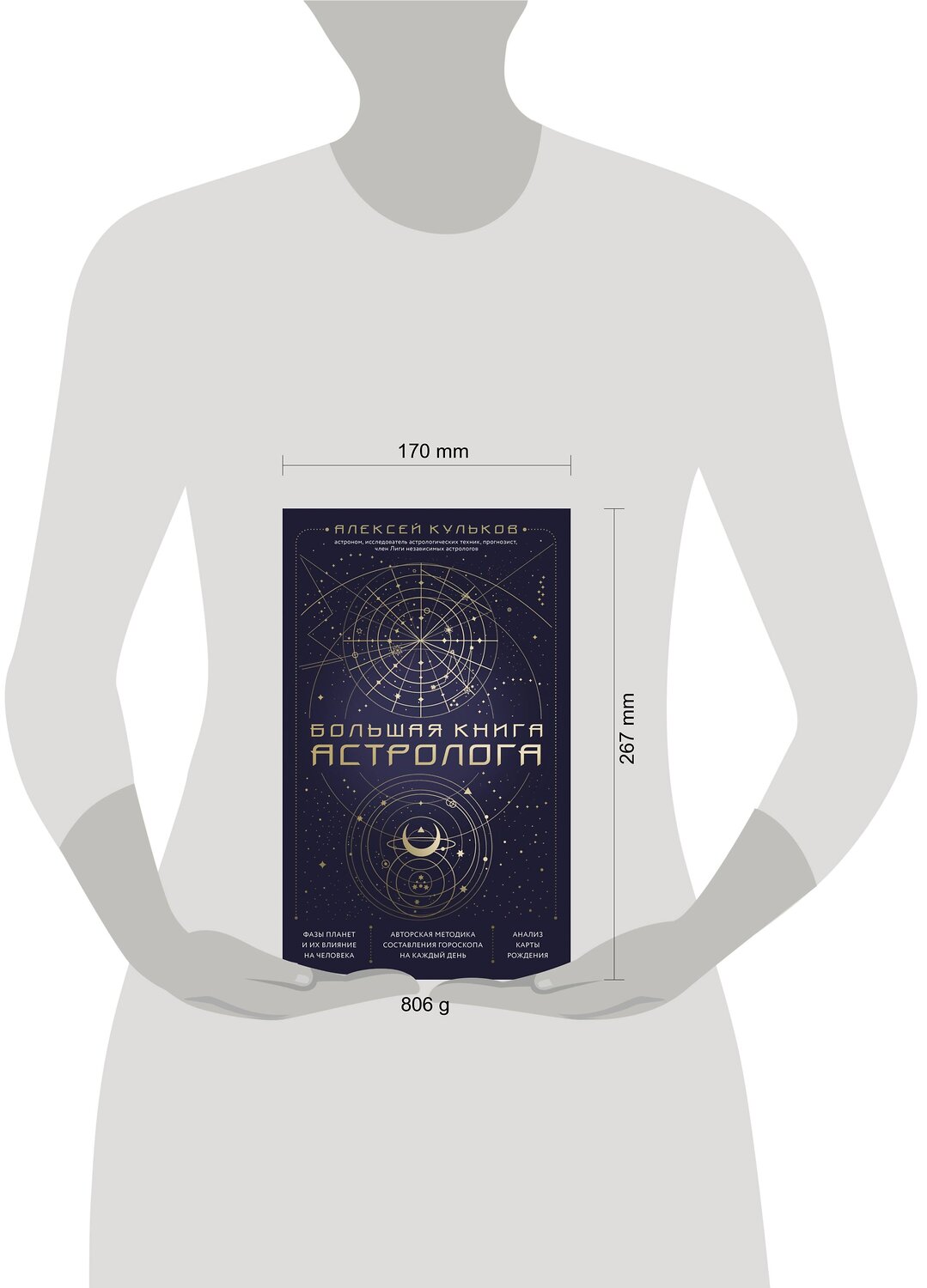 Эксмо Алексей Кульков "Большая книга астролога. Новое издание" 355576 978-5-04-167726-8