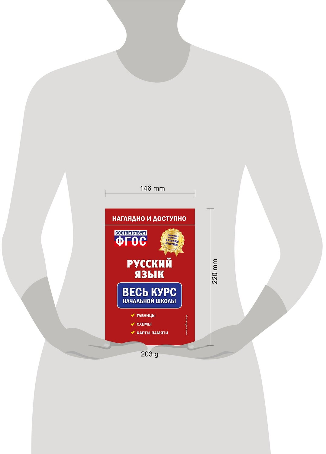 Эксмо Е. О. Пожилова "Русский язык: весь курс начальной школы" 355797 978-5-04-168299-6